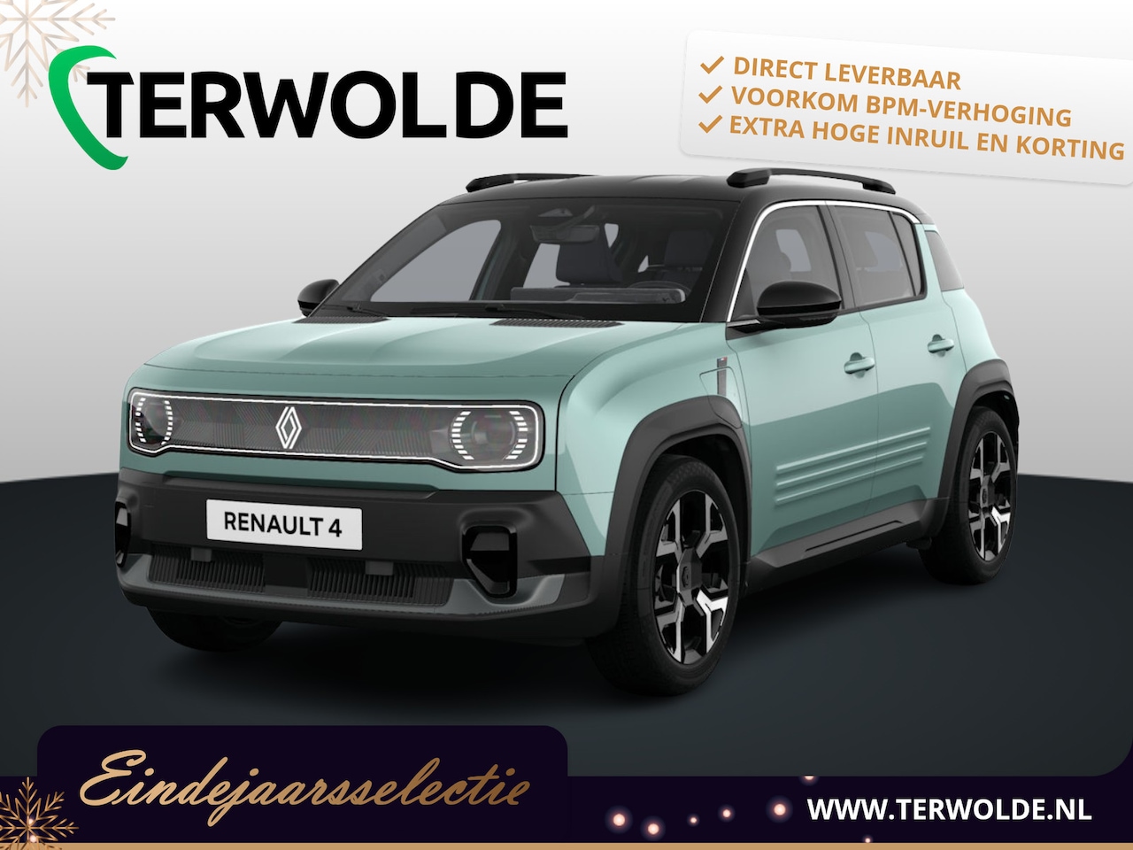 Renault 4 - Techno | Achteruitrijcamera | Elektronisch geregelde airconditioning | Full LED koplampen - AutoWereld.nl