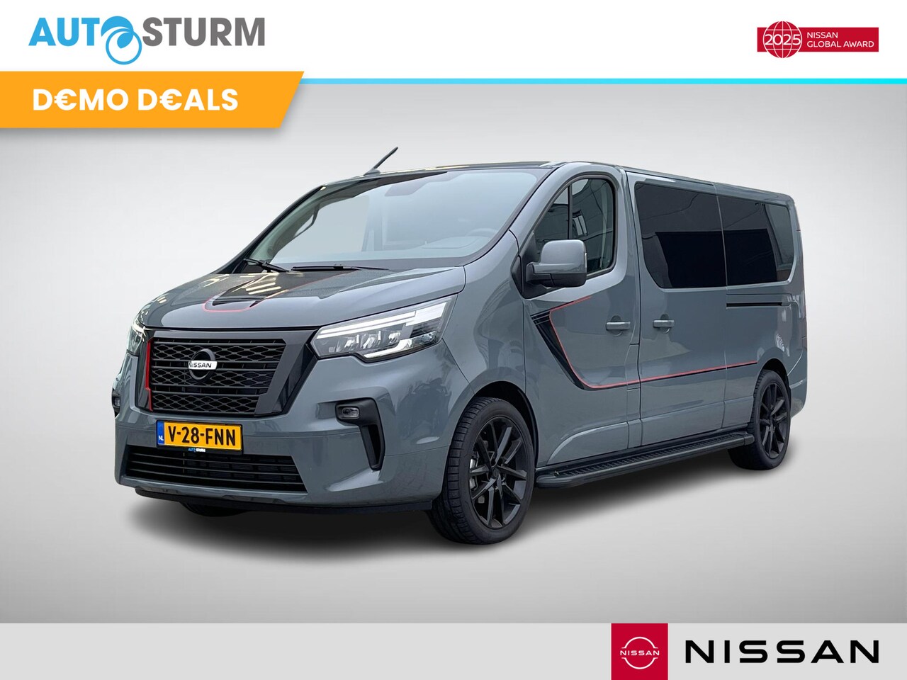 Nissan Primastar - 2.0 dCi L2H1 N-Connecta Black Edition Dubbel Cabine 5-Persoons | Trekhaak | Vol-Leder | 19 - AutoWereld.nl