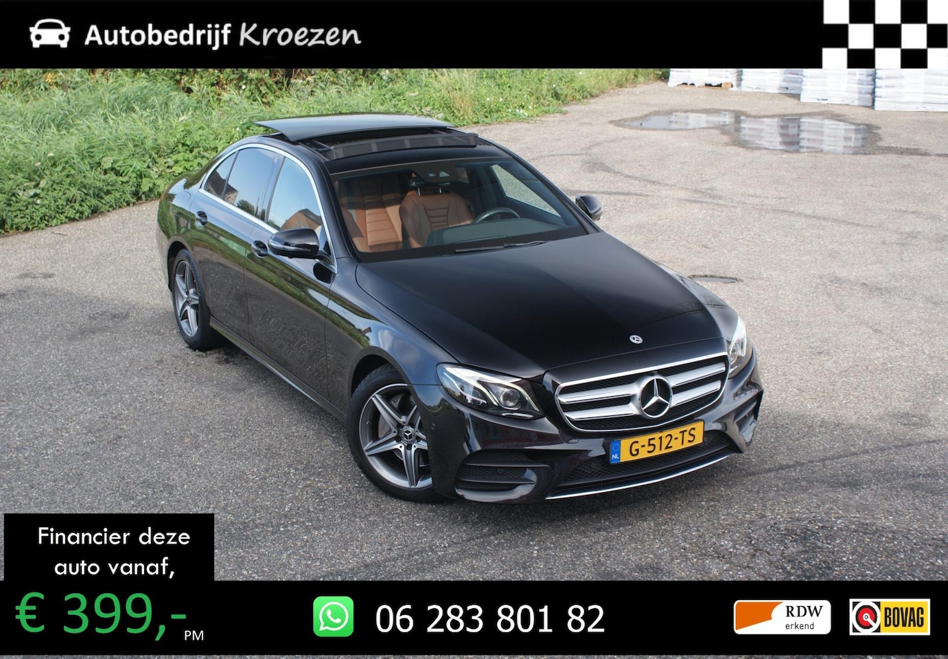 Mercedes-Benz E-klasse - 200 d ///AMG Pakket | Pano | Incl BTW | Sfeer verlichting | - AutoWereld.nl