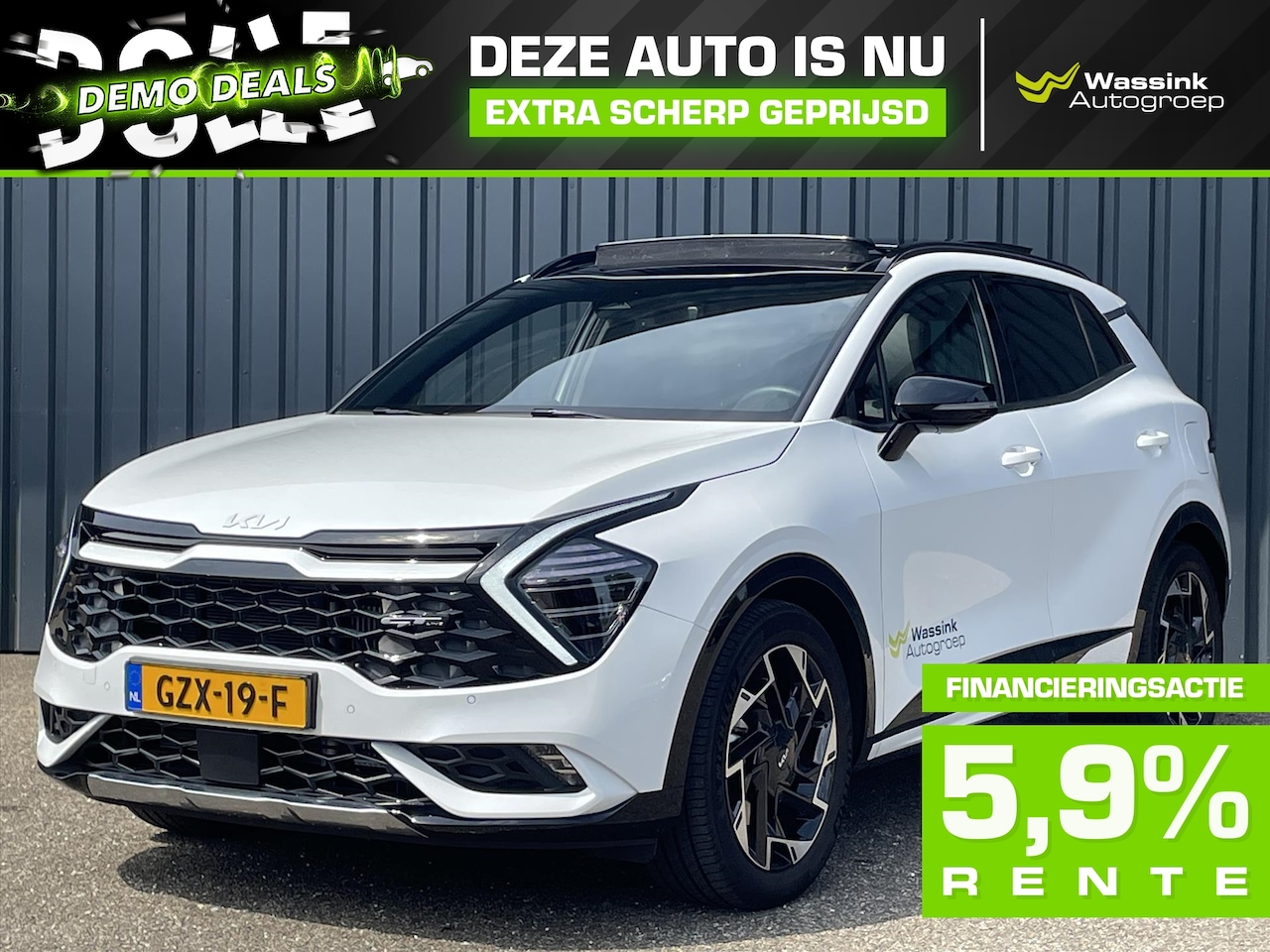 Kia Sportage - DEMO DEAL 1.6 T-GDi 160pk Mild Hybrid DCT7 GT-Line | Automaat | Stoelverwarming | Stuurver - AutoWereld.nl
