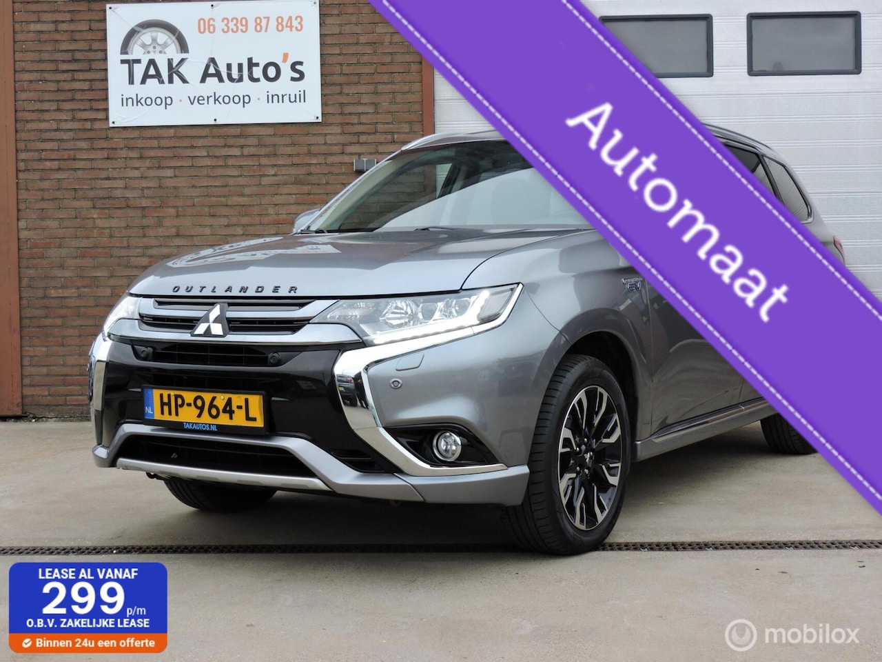 Mitsubishi Outlander - 2.0 PHEV instyle/Airco/Leer/trekhaak/nette auto - AutoWereld.nl
