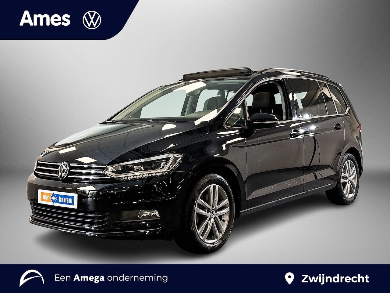 Volkswagen Touran - 1.5 TSI 150pk DSG 7p / Panoramaschuif-kanteldak / 17inch /  Voorstoelen verwarmbaar / App- - AutoWereld.nl