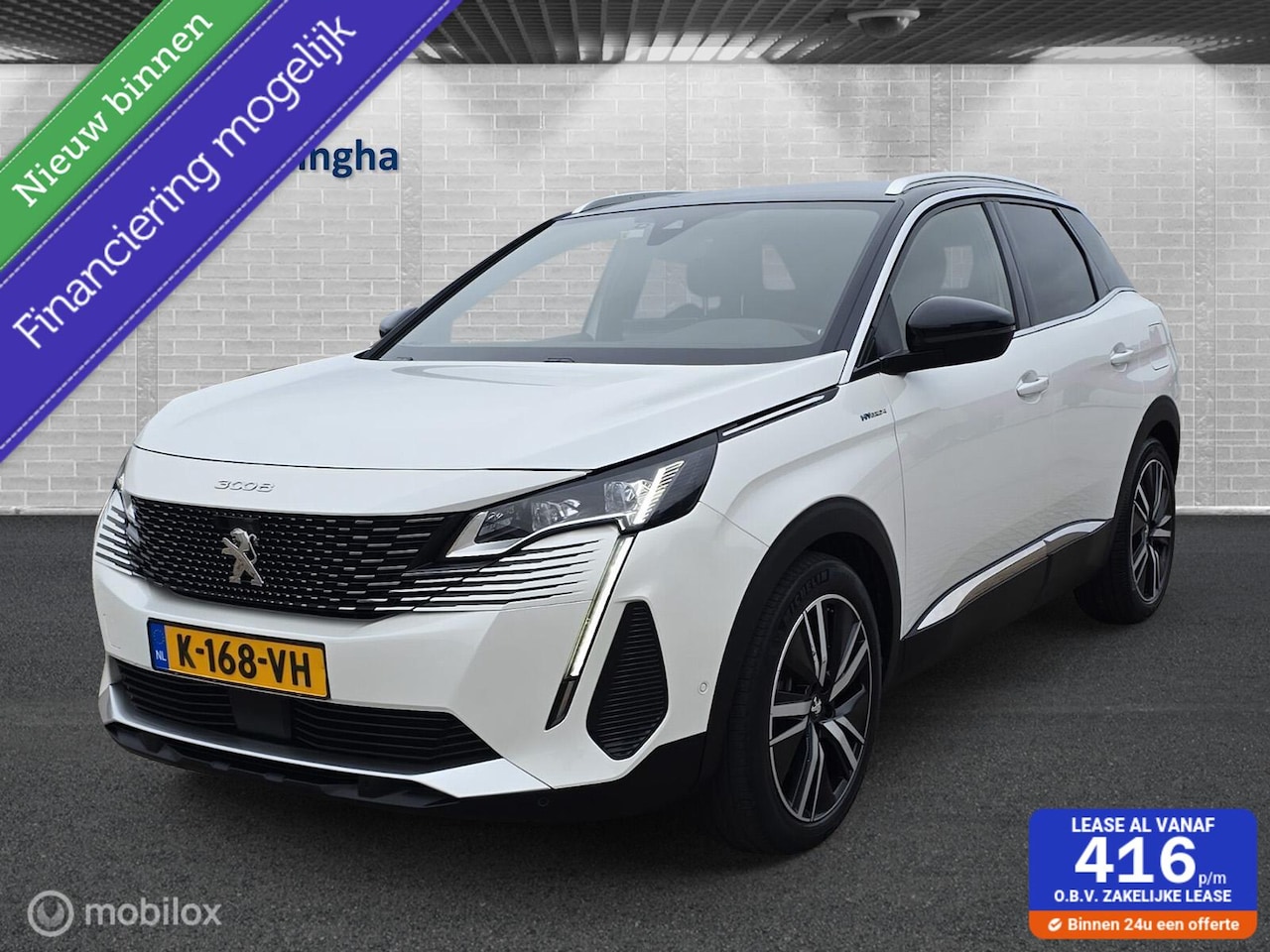 Peugeot 3008 - 1.6 HYbrid4 300 Blue Lease GT *Leder*trekhaak* - AutoWereld.nl