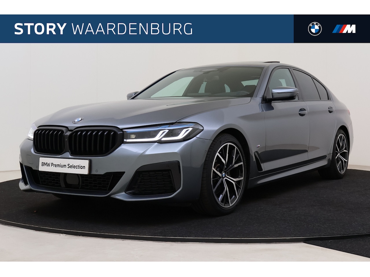 BMW 5-serie - 520i High Executive M Sport Automaat / Laserlight / Stuurverwarming / M Sportonderstel / - AutoWereld.nl