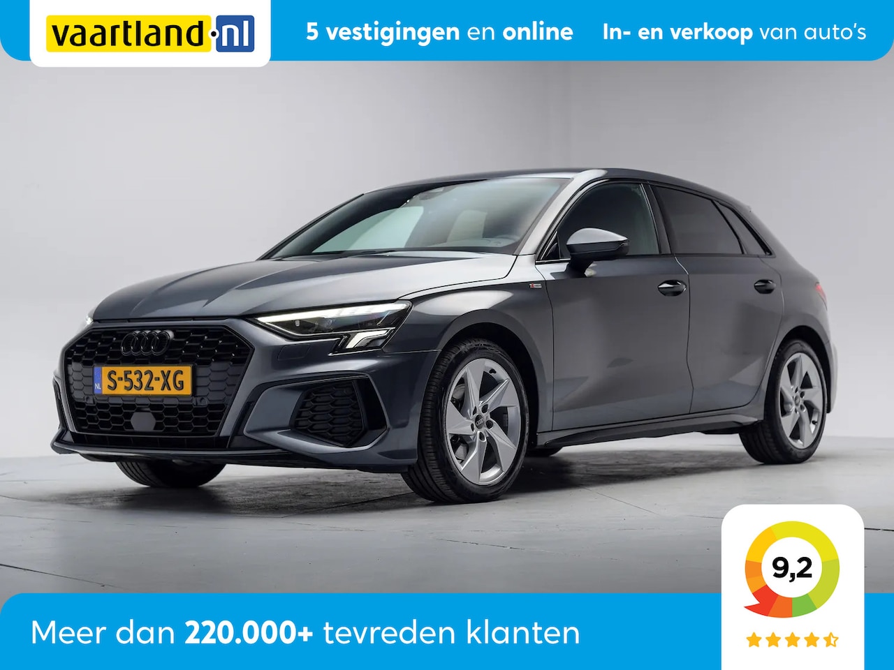 Audi A3 Sportback - A3 30 TFSI S EDITION ECC/NAV/HALF-LEER/LMV/PDC/LED - AutoWereld.nl