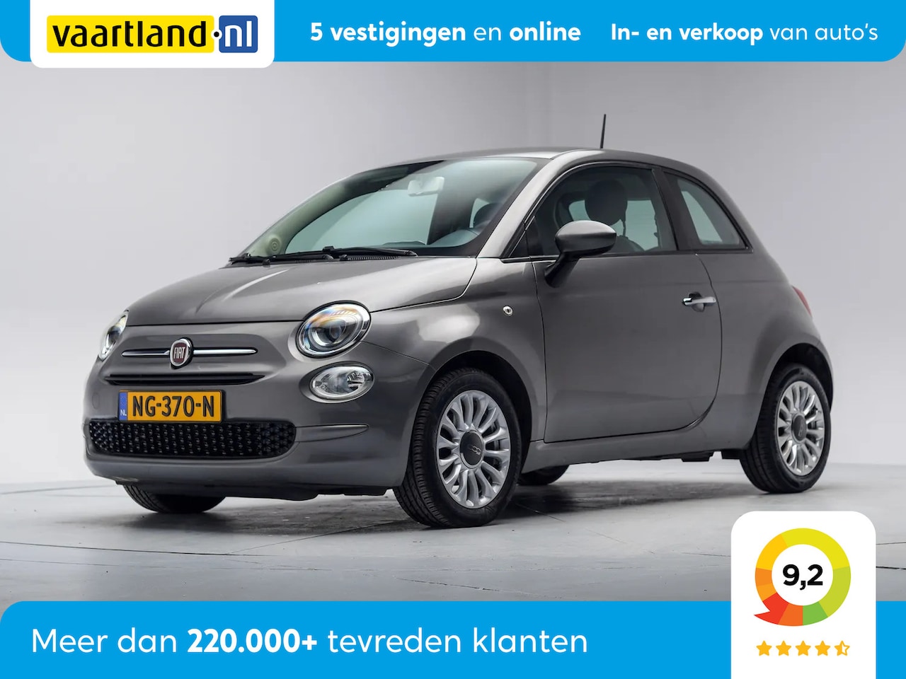 Fiat 500 - 0.9 TA T Popstar [Airco Licht Metalen Velgen] - AutoWereld.nl