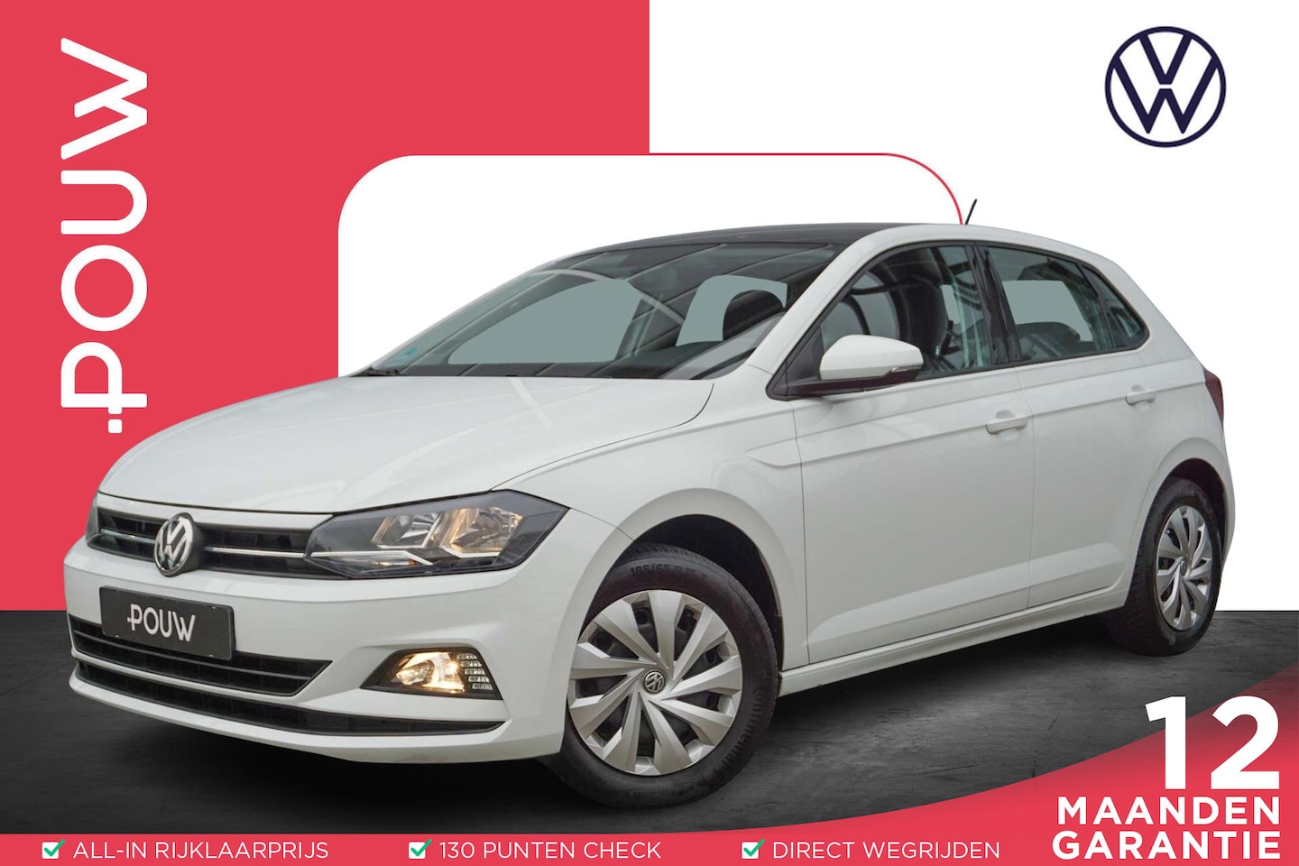 Volkswagen Polo - 1.0 TSI 95pk Comfortline | Zwarte Dak | Apple Carplay & Android Auto | Airco - AutoWereld.nl