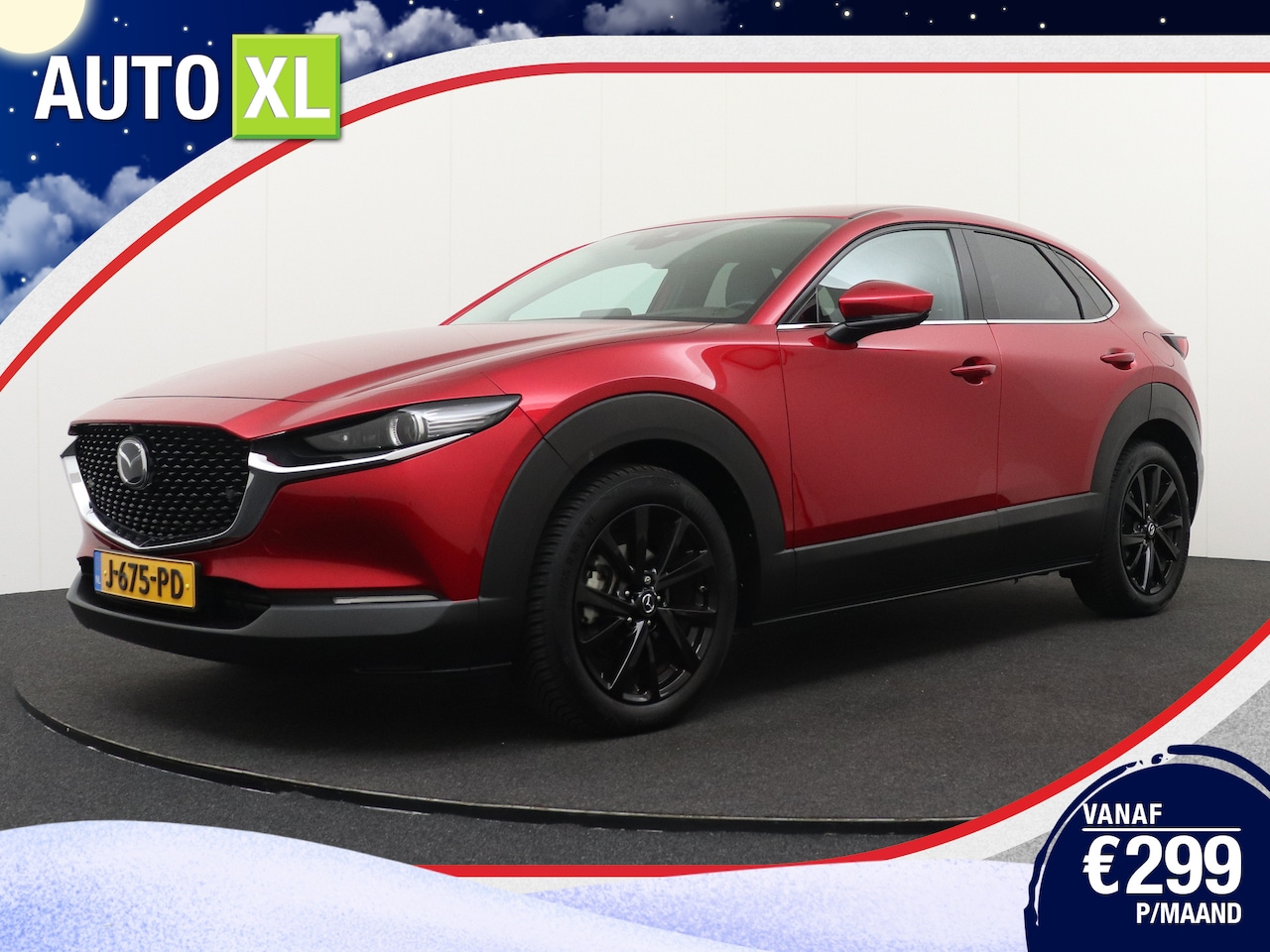 Mazda CX-30 - 2.0 180 PK e-SkyActiv-X Luxury Trekhaak Leder Bose Carplay - AutoWereld.nl