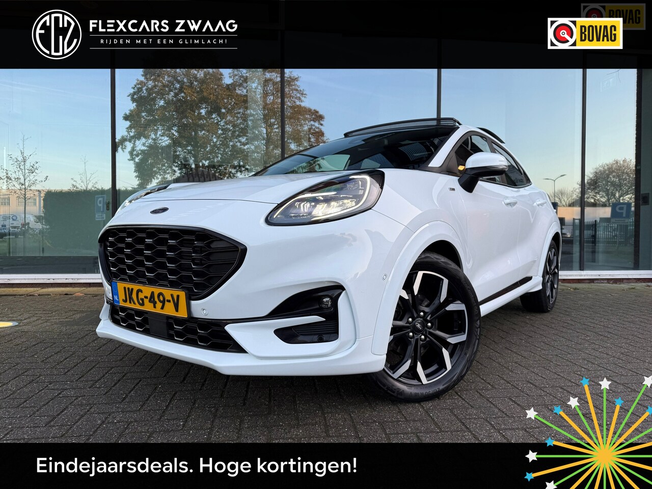 Ford Puma - 1.0 EcoBoost 155 Hybrid ST-Line X First Edition - Pano/Schuifdak - Winterpakket - Navi - H - AutoWereld.nl