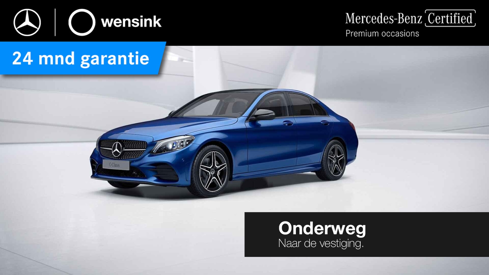 Mercedes-Benz C-klasse - 180 Business Solution AMG | Night | Panoramadak | Widescreen | Multibeam | Achteruitrijcam - AutoWereld.nl