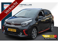 Kia Picanto - 1.0 T-GDI GT-Line 100PK | 100% Onderhouden | Navigatie | Camera | Leder | 12 mnd BOVAG gar