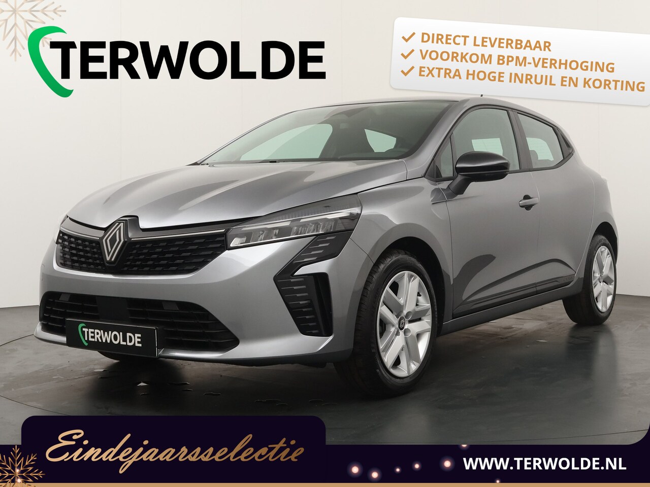 Renault Clio - Evolution | Cruise control met snelheidsbegrenzer | Handbediende airconditioning | Lane De - AutoWereld.nl