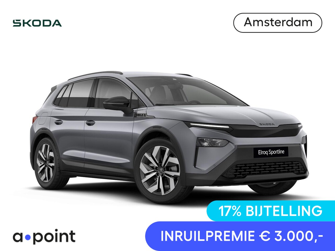 Skoda Elroq - 60 Sportline 204 pk - AutoWereld.nl