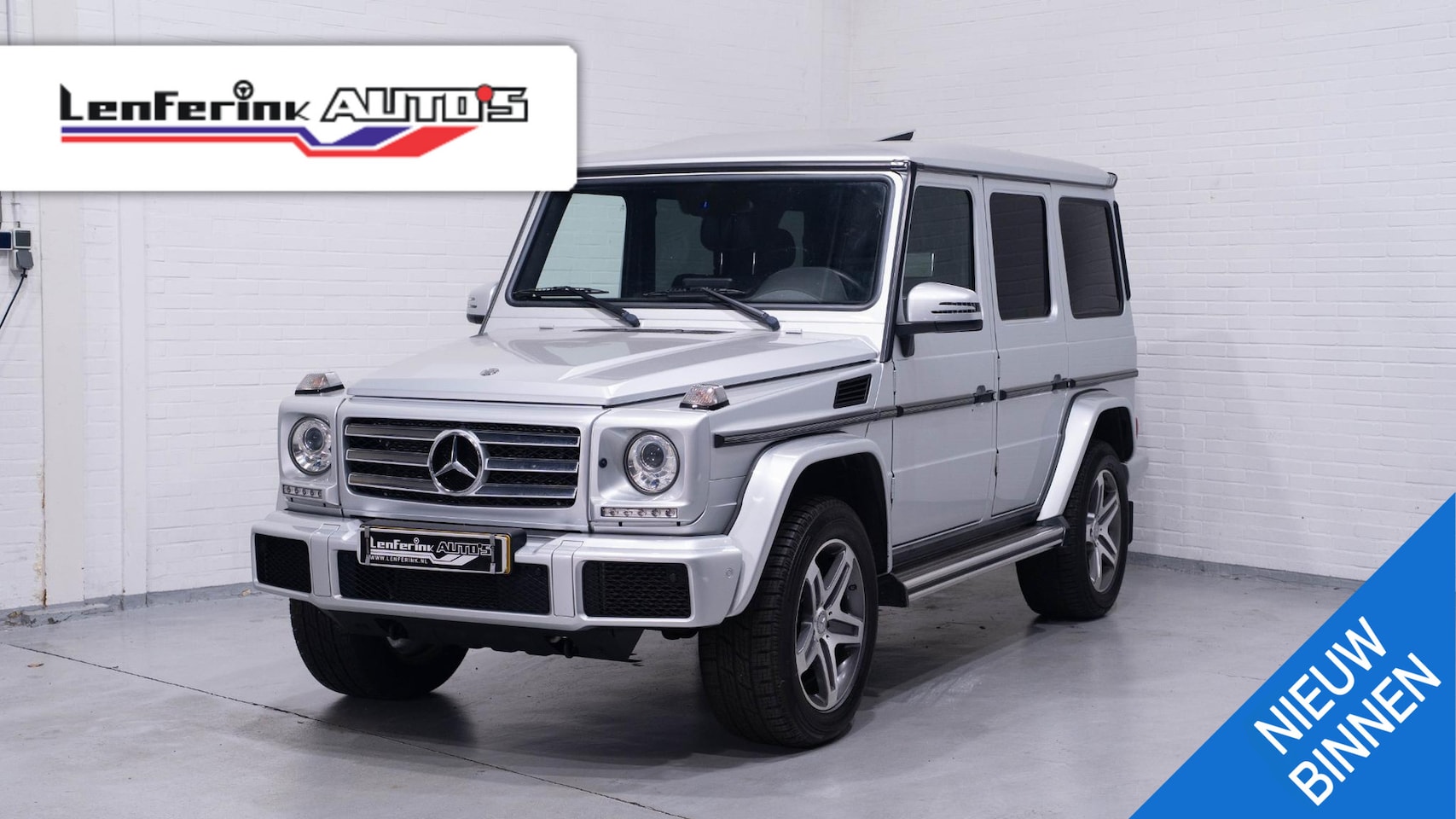 Mercedes-Benz G-klasse - 500 Harman Kardon Schuifdak Navi Camera Apple Carplay Designo Memory 1e Eigenaar NAP - AutoWereld.nl