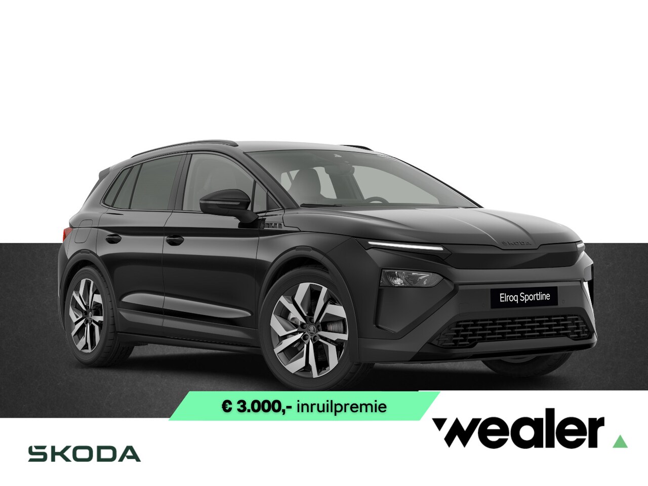 Skoda Elroq - 85 Sportline Elektromotor 286 PK | Trekhaak | 20" Lichtmetalen velgen | Clever Pakket | - AutoWereld.nl