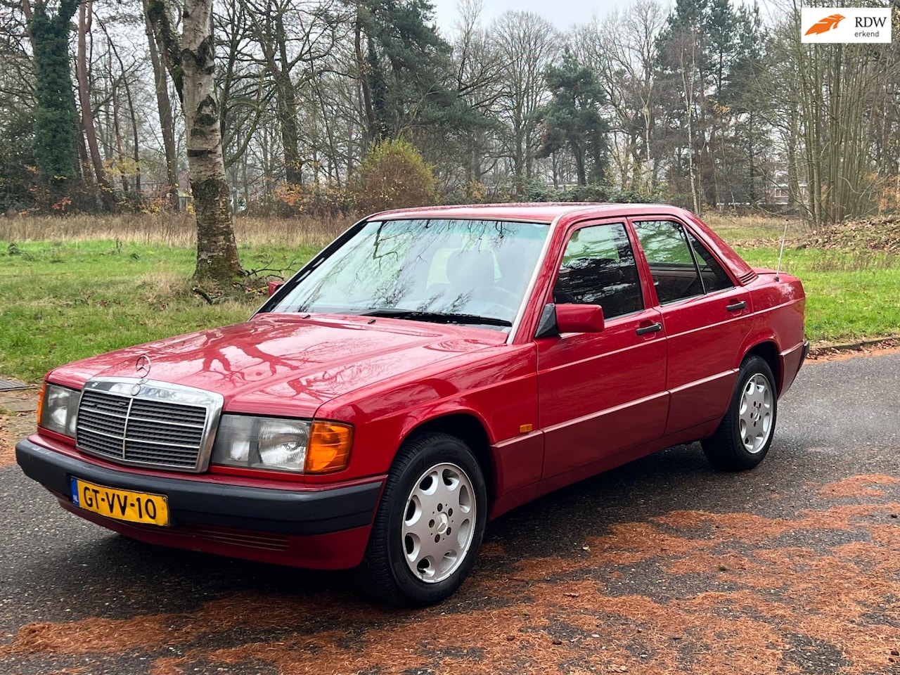 Mercedes-Benz 190-serie - 190E 2.0 AIRCO 1992 ROOD - AutoWereld.nl
