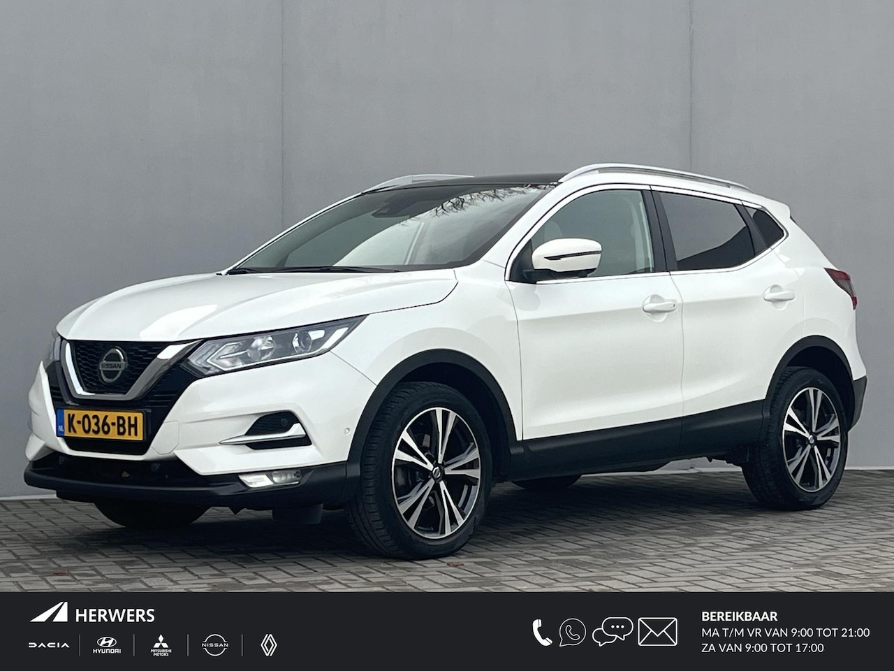 Nissan Qashqai - 1.3 DIG-T Tekna / Dealeronderhouden / Trekhaak (1500kg) / Panoramadak / Stuur- & Stoelverw - AutoWereld.nl