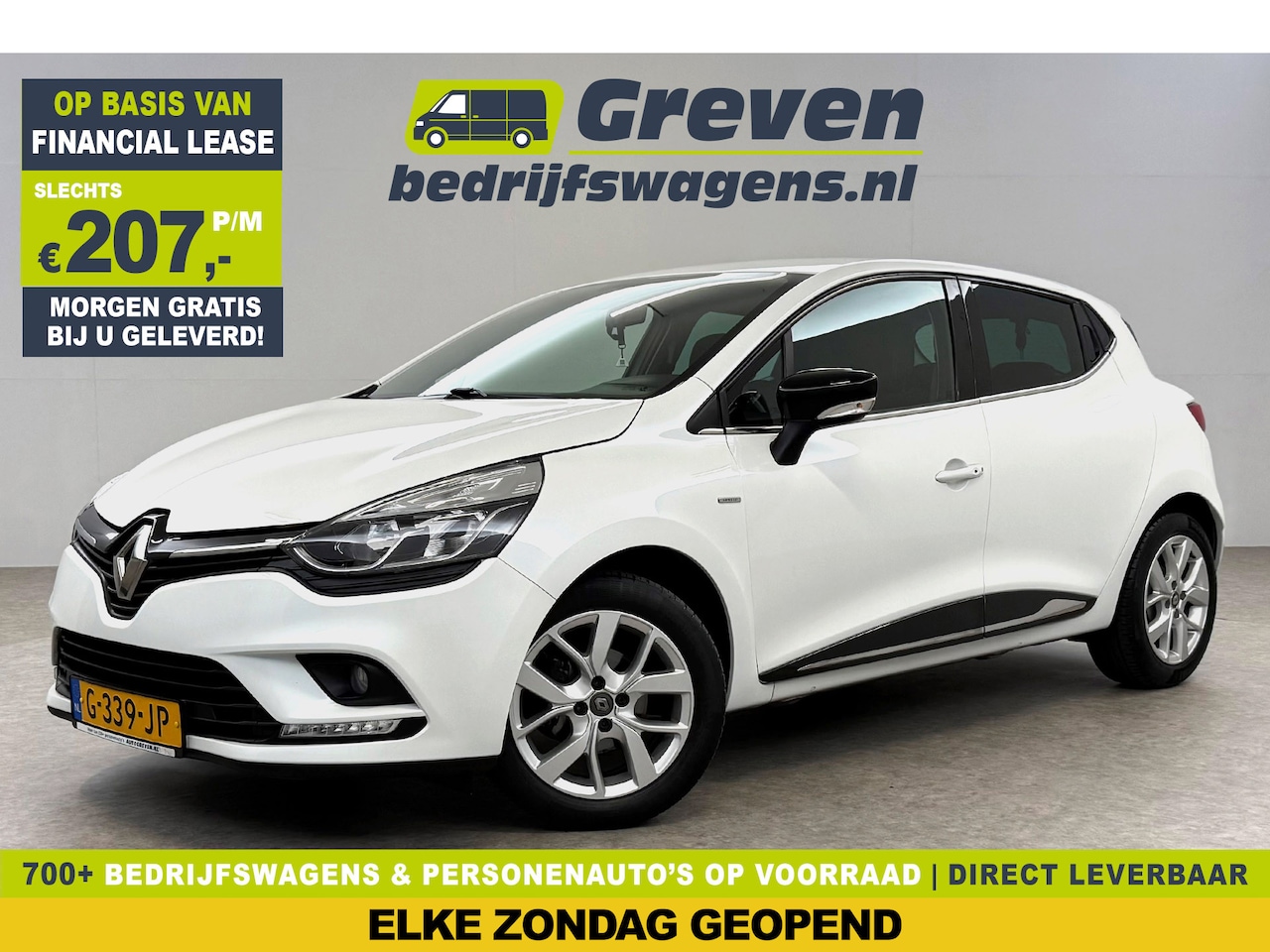 Renault Clio - 0.9 TCe Limited | Carplay | Cruise | Airco | Navigatie | Keyless | LED | Parkeersens. - AutoWereld.nl