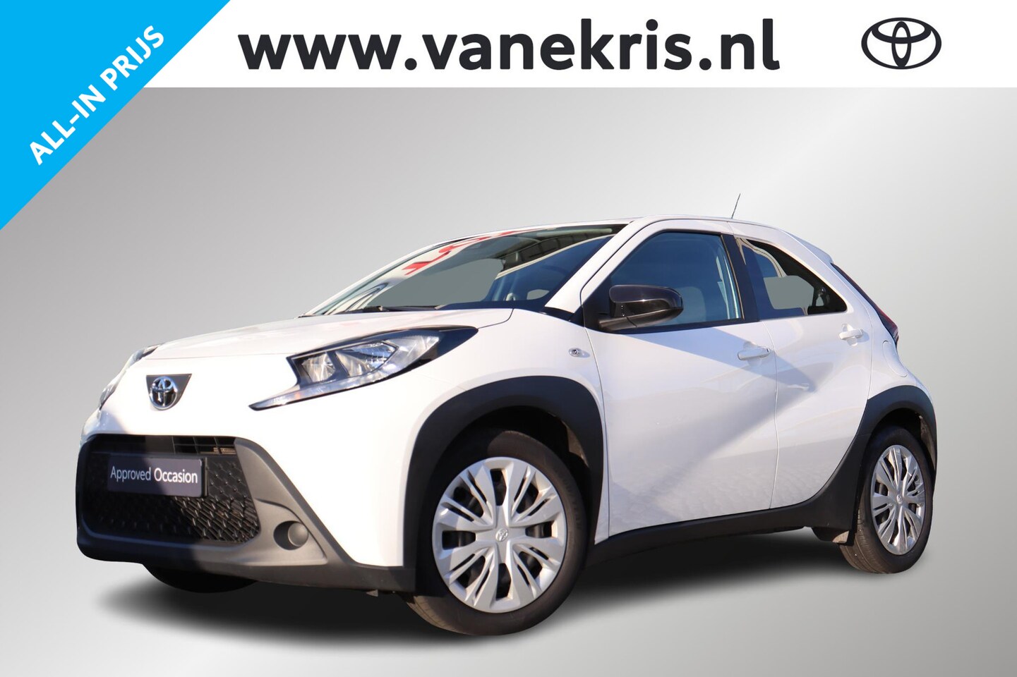 Toyota Aygo X - 1.0 VVT-i MT play 1.0 VVT-i MT Play, Apple carplay, Android auto , Parkeercamera, Adaptieve Cruise Control. - AutoWereld.nl