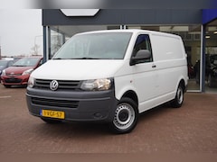 Volkswagen Transporter - 2.0 TDI L1H1 DC Comfortline | 3 zitter | Airco | 1e eigenaar | Elek. Pakket | Wit | Trekha