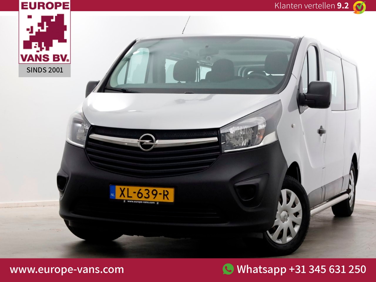 Opel Vivaro Combi - 1.6 CDTI 120pk E6 L2H1 Personenbus Incl BTW/BPM 01-2019 - AutoWereld.nl