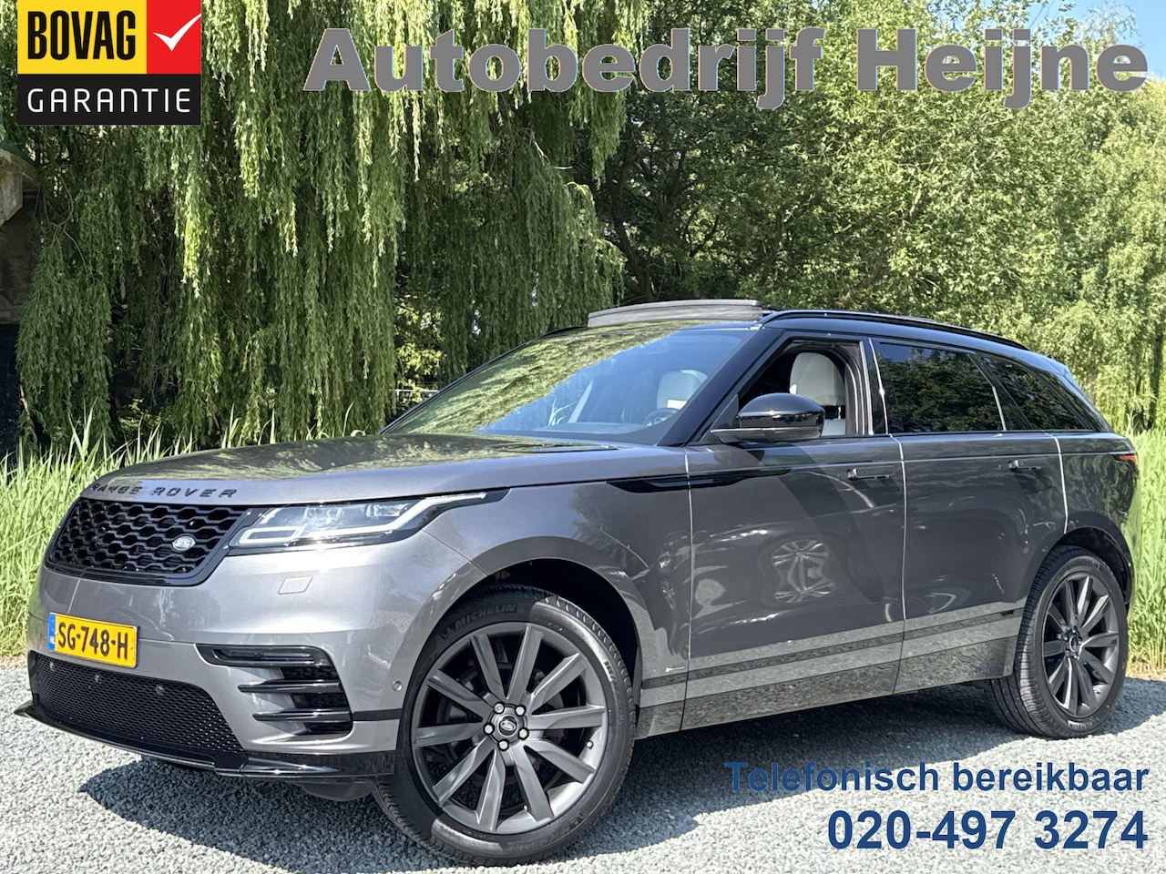 Land Rover Range Rover Velar - 2.0 250PK AWD R-DYNAMIC BLACK PACK SE LEDER/VIRTUAL/PANORAMADAK - AutoWereld.nl
