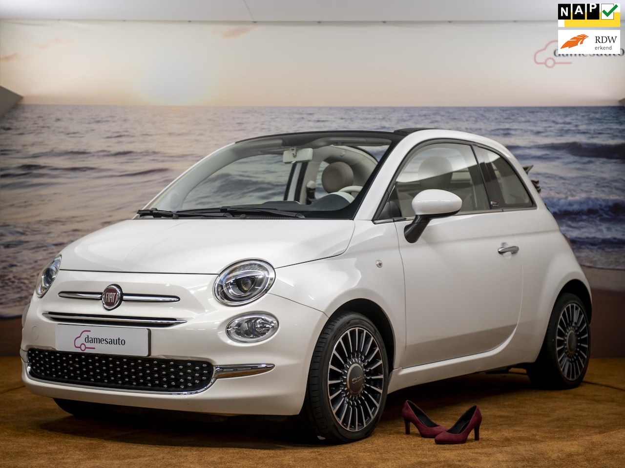 Fiat 500 C - 0.9 Cabriolet, volledig leer, Automaat, Nav, NAP, Incl garantie - AutoWereld.nl