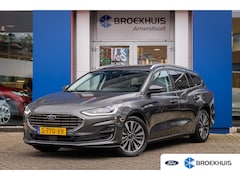 Ford Focus Wagon - 1.0 EcoBoost Hybrid Titanium X | Trekhaak | Cruise adaptief | Camera | Stuur/stoel/voorrui