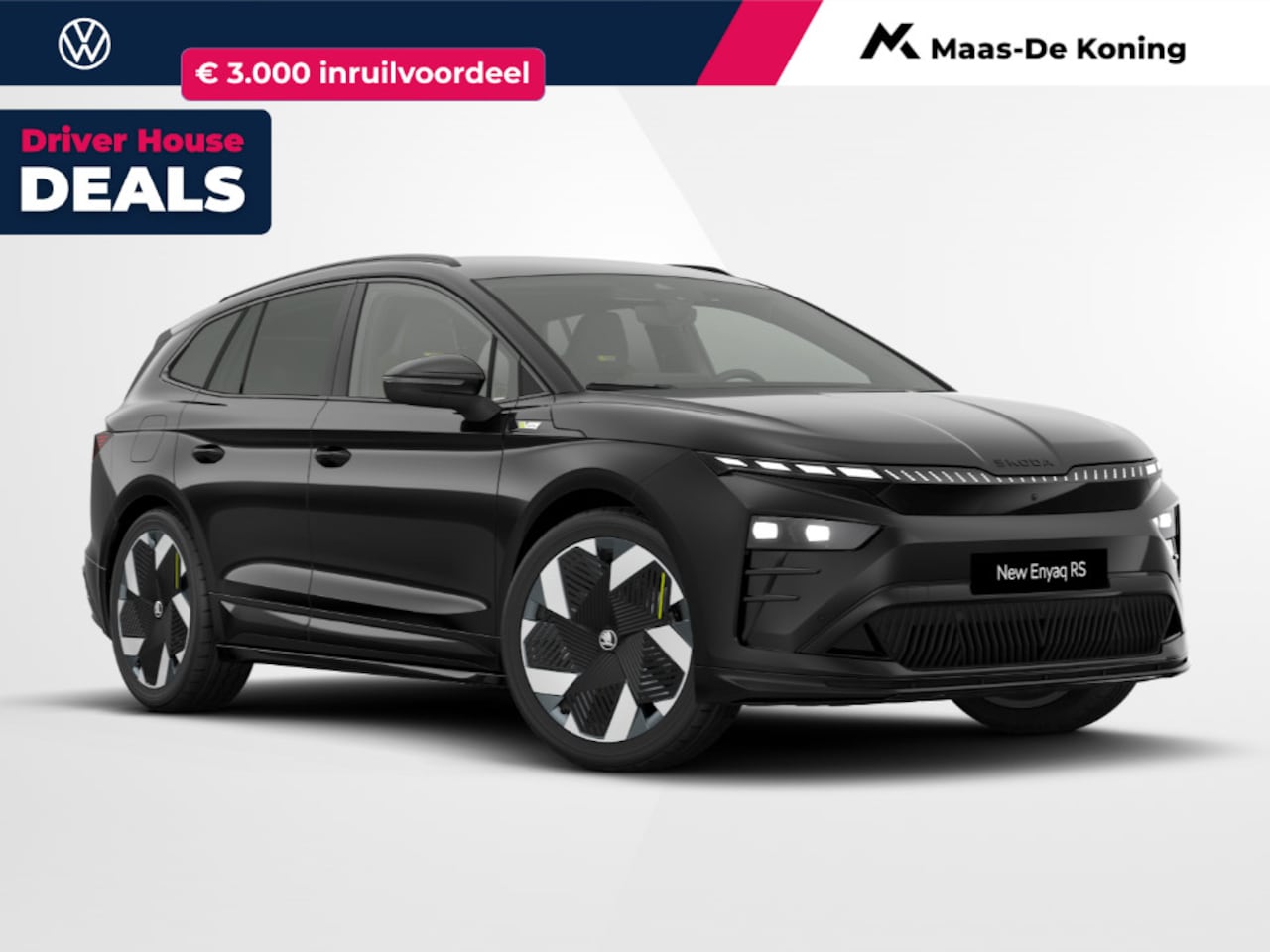 Skoda Enyaq iV - RS Elektromotor 250 kW / 340 PK SUV | Business Upgrade Advanced | Panorama-schuif-/kanteld - AutoWereld.nl