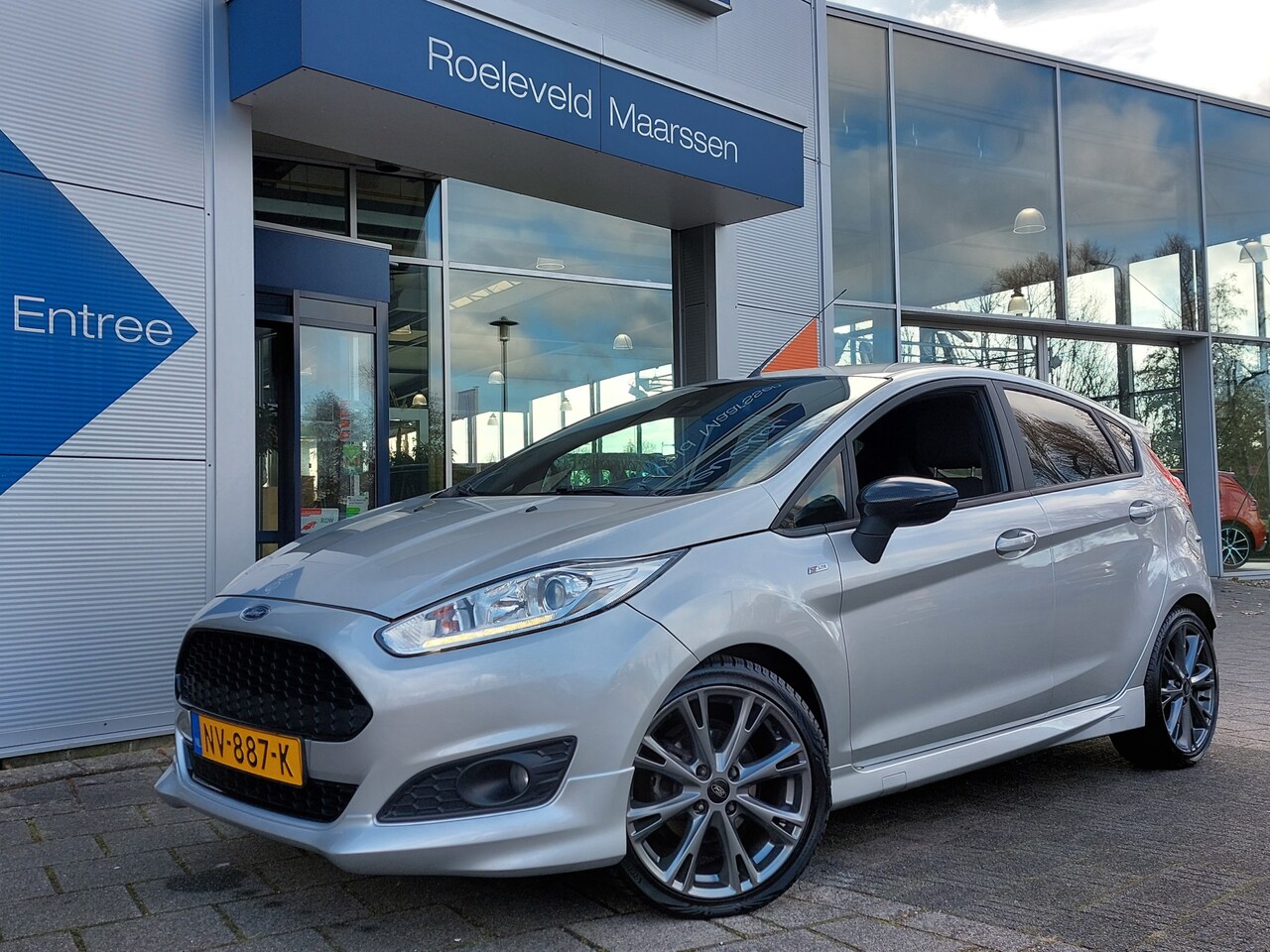 Ford Fiesta - 1.0 EcoBoost 101pk ST-Line 5-Deurs | Origineel NL | Navi | Clima | Cruise | Bluetooth Cark - AutoWereld.nl