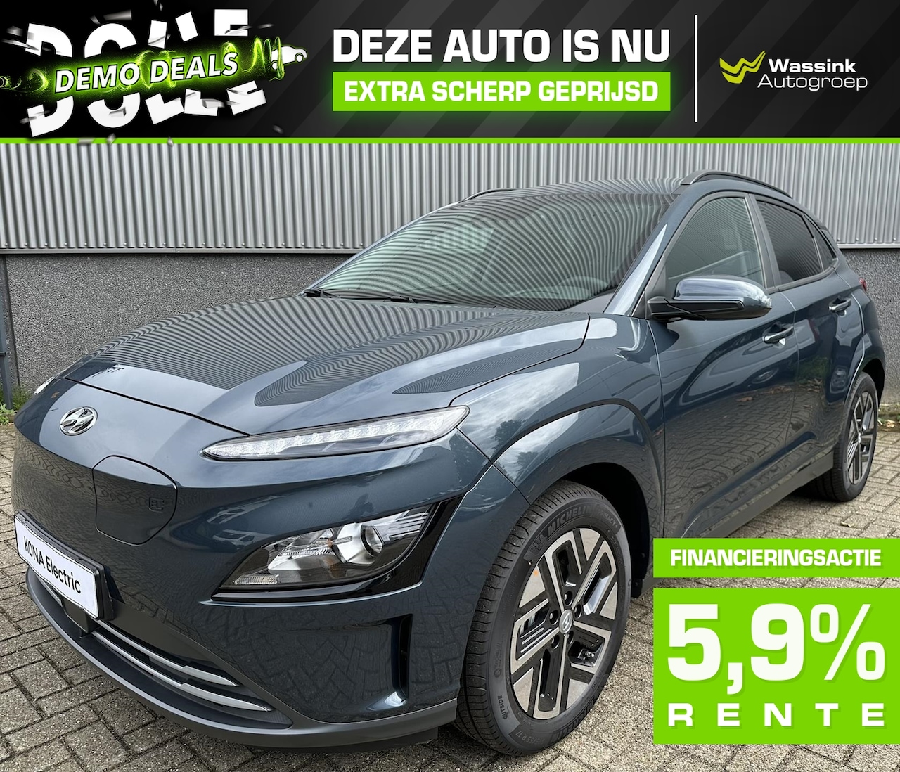 Hyundai Kona Electric - EV I 204pk 64 kWh Fashion | Head-up Display | Navi | Apple Carplay & Android Auto | Camera - AutoWereld.nl