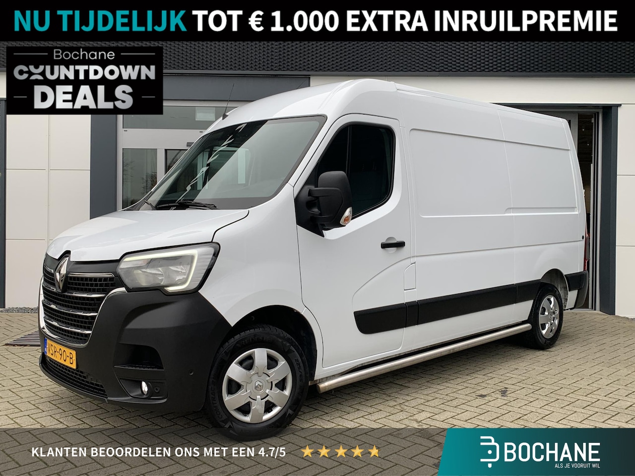 Renault Master - T35 2.3 dCi 150 L2H2 Energy Work Edition | Dodehoekdetectie | Achteruitrijcamera | Sidebar - AutoWereld.nl