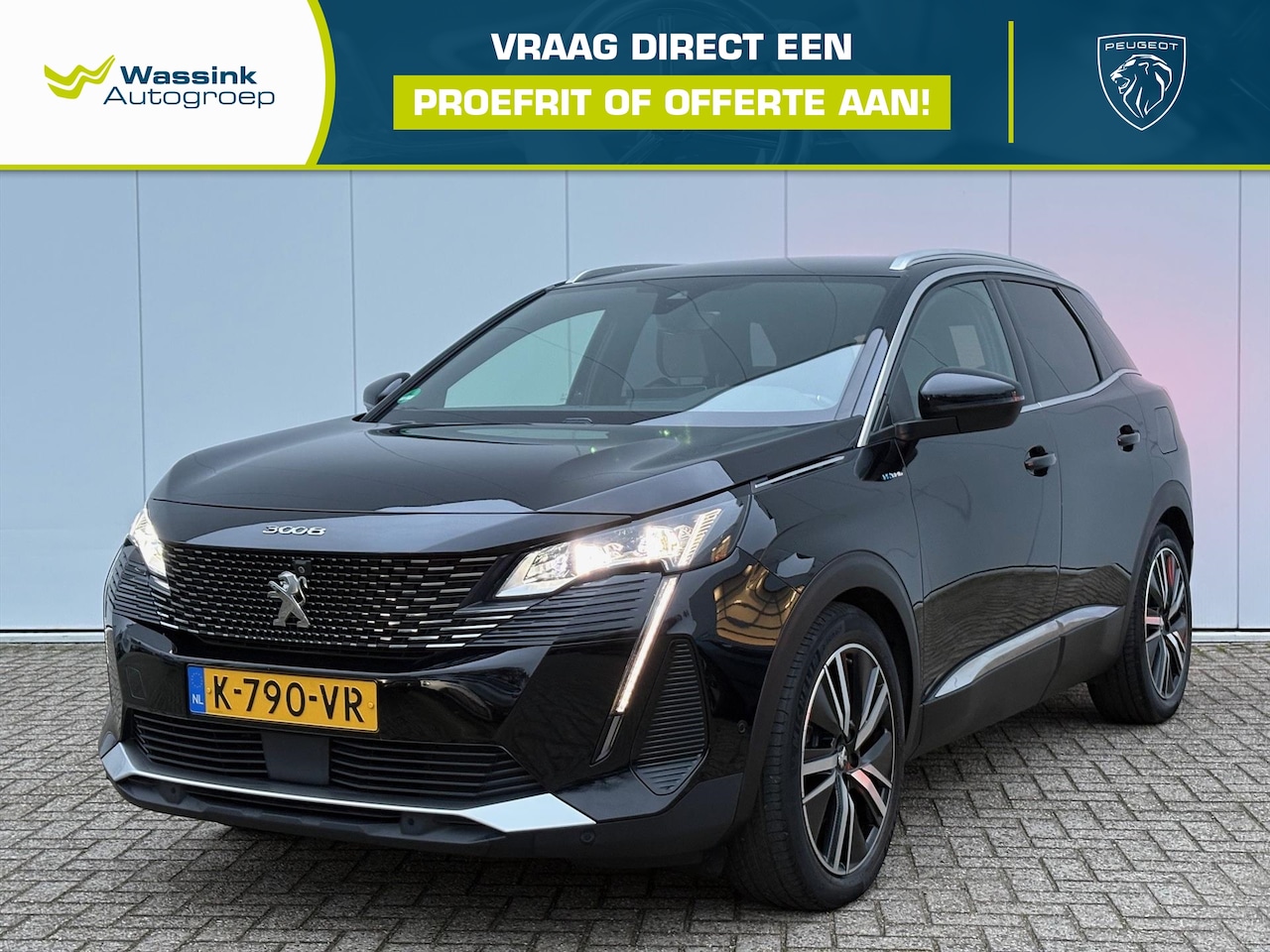 Peugeot 3008 - 1.6 HYbrid 225pk e-EAT8 Blue Lease GT | Stoelverwarming & Massage | Memory | Focal | Lane - AutoWereld.nl