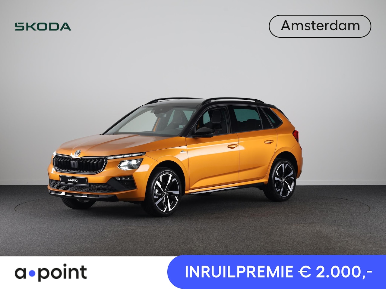Skoda Kamiq - Monte Carlo 1.0 TSI 115 pk 7 versn. DSG | 18 inch | Blind Spot | Navigatie | Adaptive Crui - AutoWereld.nl