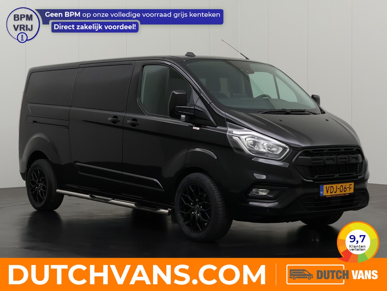 Ford Transit Custom - 2.0TDCI 130PK Automaaat Dubbele Cabine Lang Raptor sport | Navigatie | Camera | Airco | Cr - AutoWereld.nl