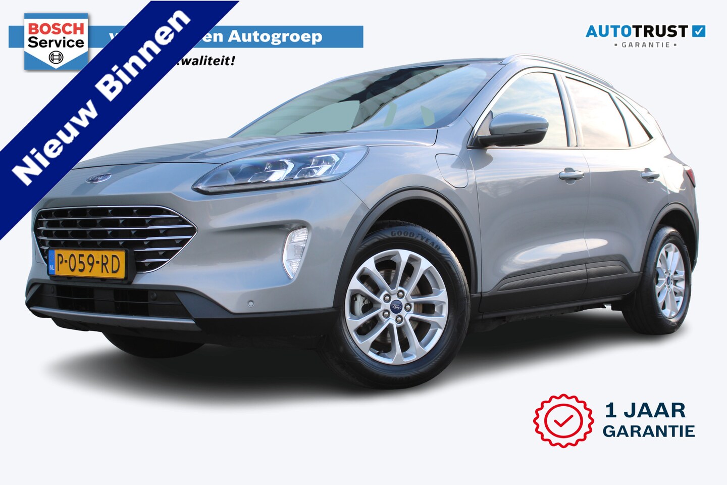 Ford Kuga - 2.5 PHEV Titanium X | Incl. 12 maanden garantie | Cruise control | Trekhaak | Climate cont - AutoWereld.nl