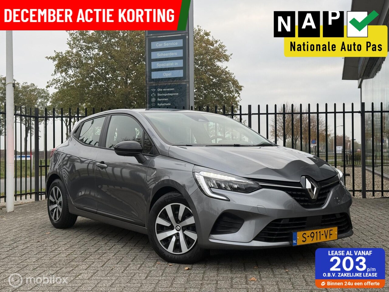 Renault Clio - 1.0 TCe 90 Equilibre|Navi| Airco | 12m garantie - AutoWereld.nl