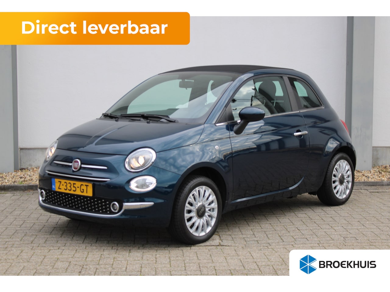 Fiat 500 C - 1.0 Hybrid Dolcevita Finale / Cabrio / Navigatie via Carplay / Parkeersensoren / Airco / 1 - AutoWereld.nl