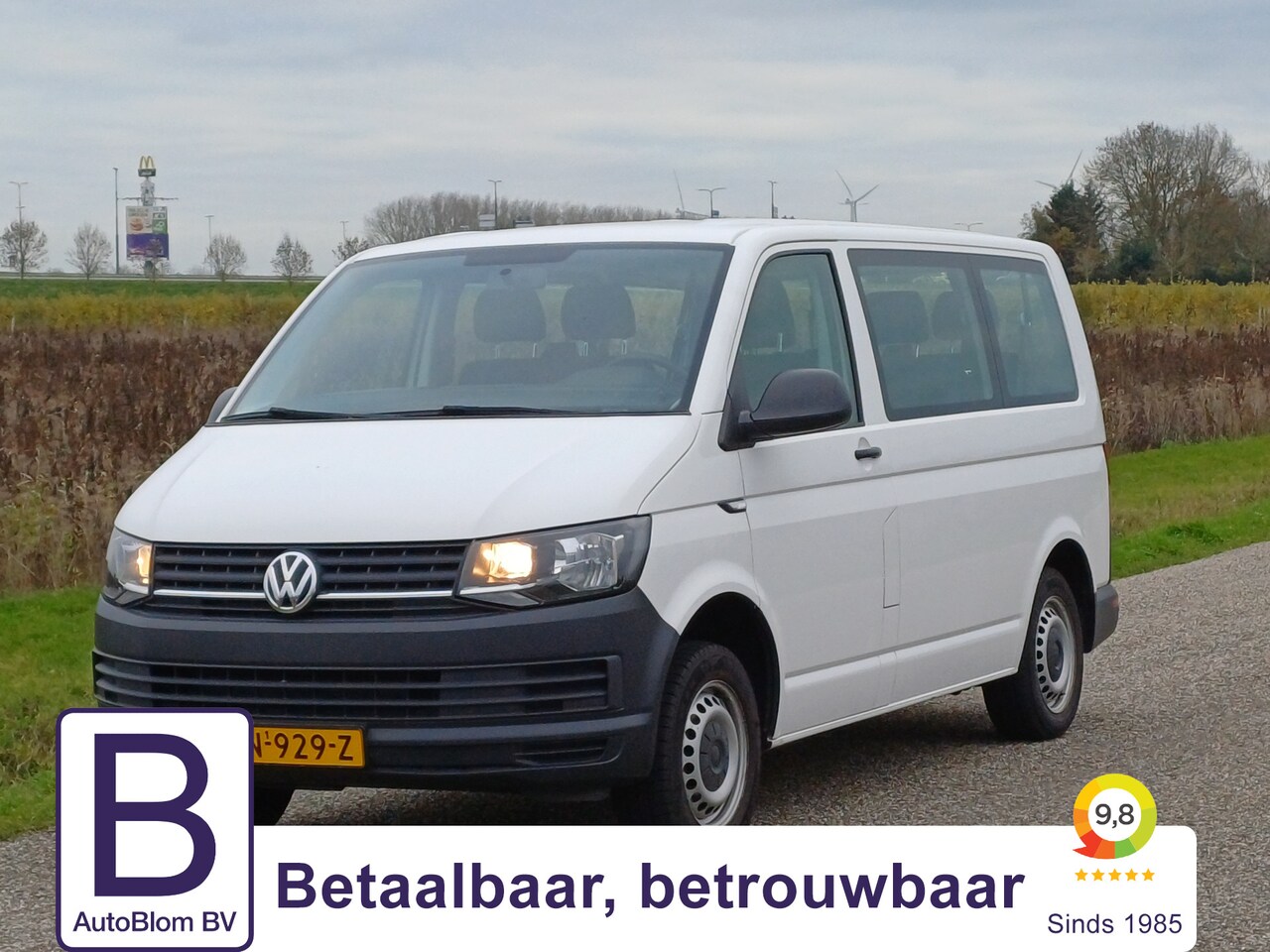 Volkswagen Transporter Kombi - Pers. Bus 2.0 TSI L1H1 Comfortline /BTW-BPM vrij!/Benzine-Aardgas/ - AutoWereld.nl