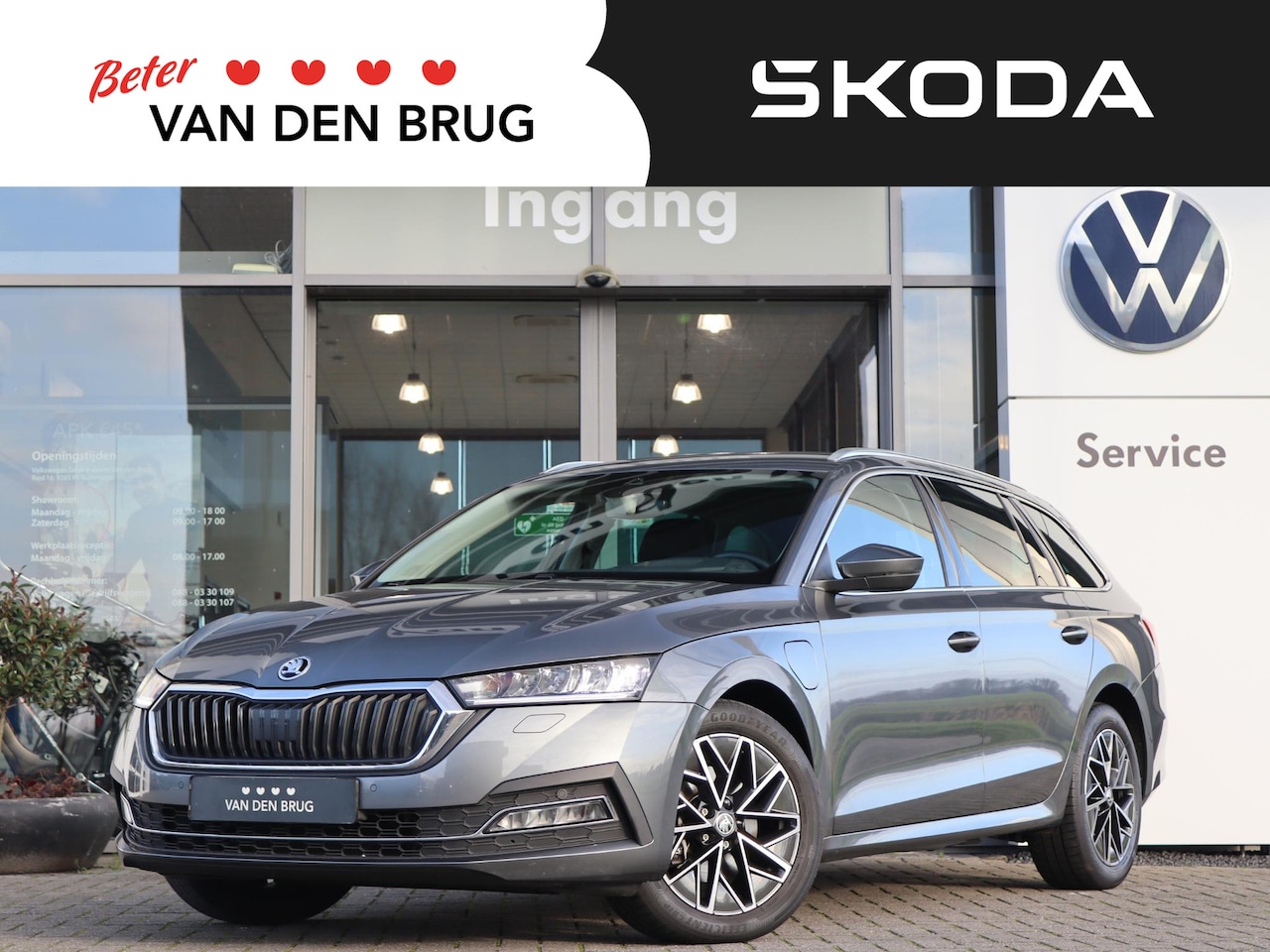 Skoda Octavia Combi - 1.4 TSI 204 pk DSG iV PHEV Style | SmartLink | LED | Navigatie | PDC | Adaptive Cruise | D - AutoWereld.nl