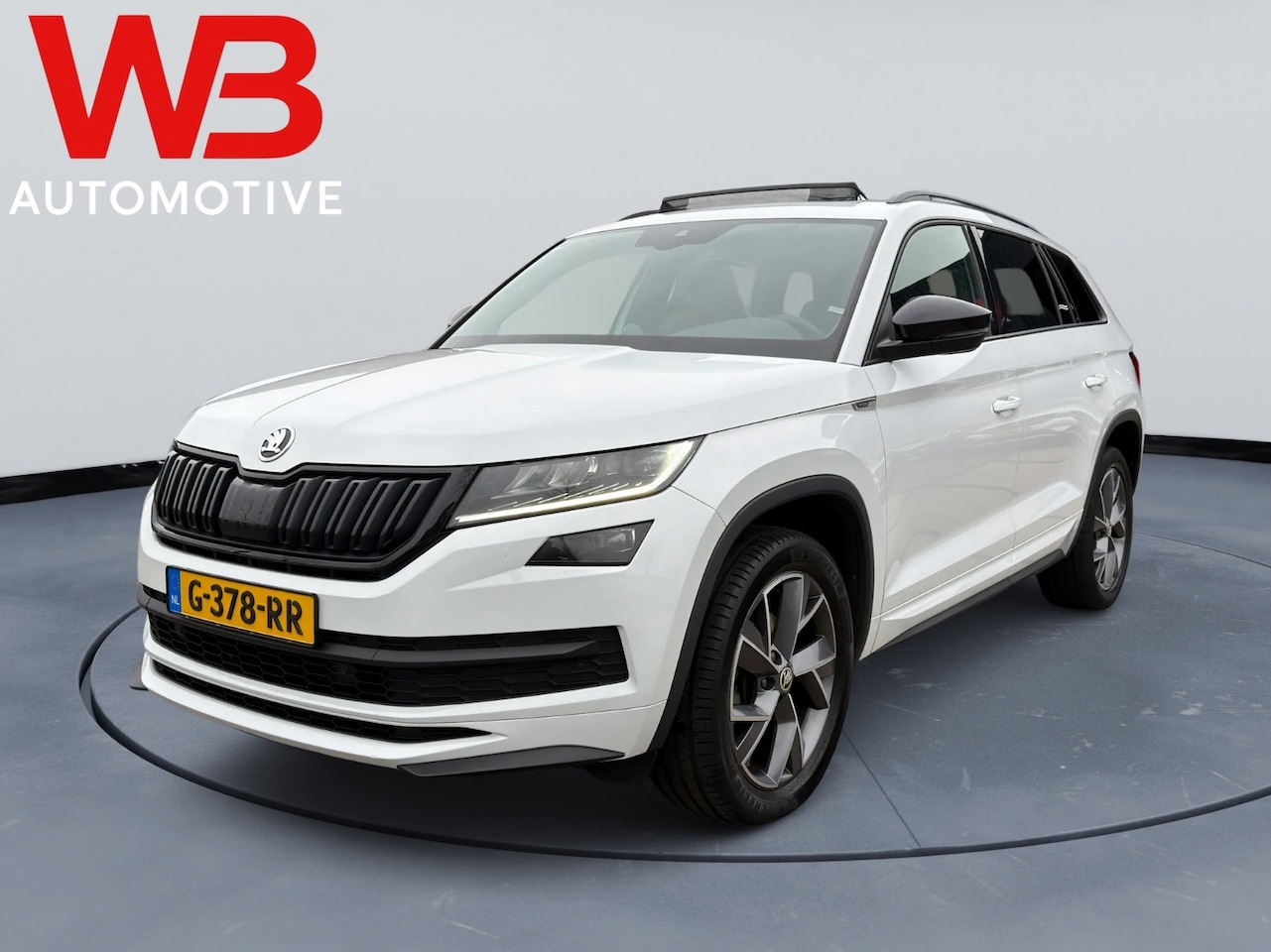 Skoda Kodiaq - 1.5 TSI Sportline Business 1.5 TSI Sportline Business, adapt. Cruise, Pano, Trekhaak, Automaat, Carplay, Sfeerverlich - AutoWereld.nl