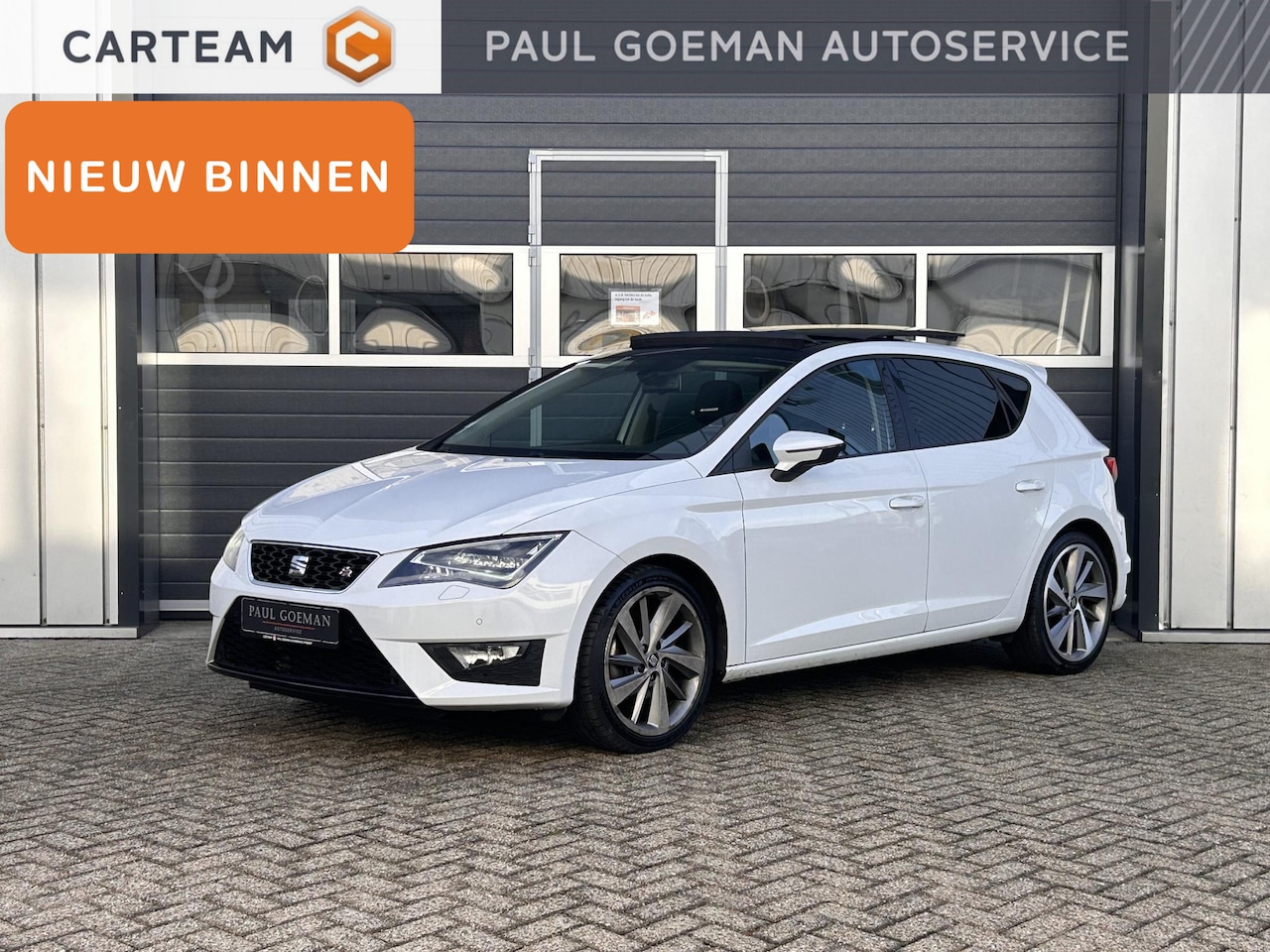 SEAT Leon - 1.4 EcoTSI FR | Pano | Leer | Parkeer sensoren | Stoel verwarming | LED | - AutoWereld.nl
