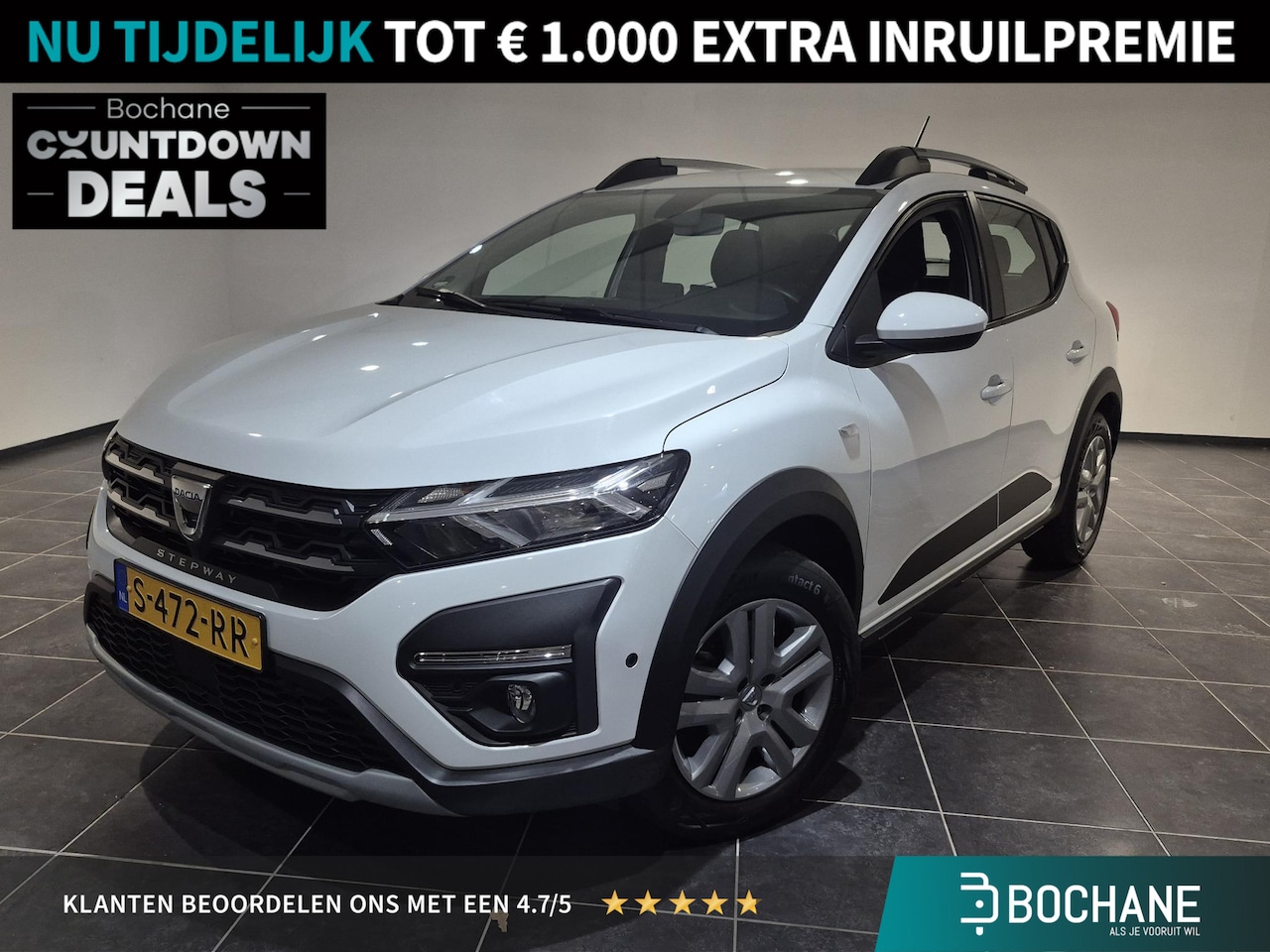 Dacia Sandero Stepway - 1.0 TCe 90 Comfort | Navigatie | Achteruitrijcamera | Blindsport warning - AutoWereld.nl