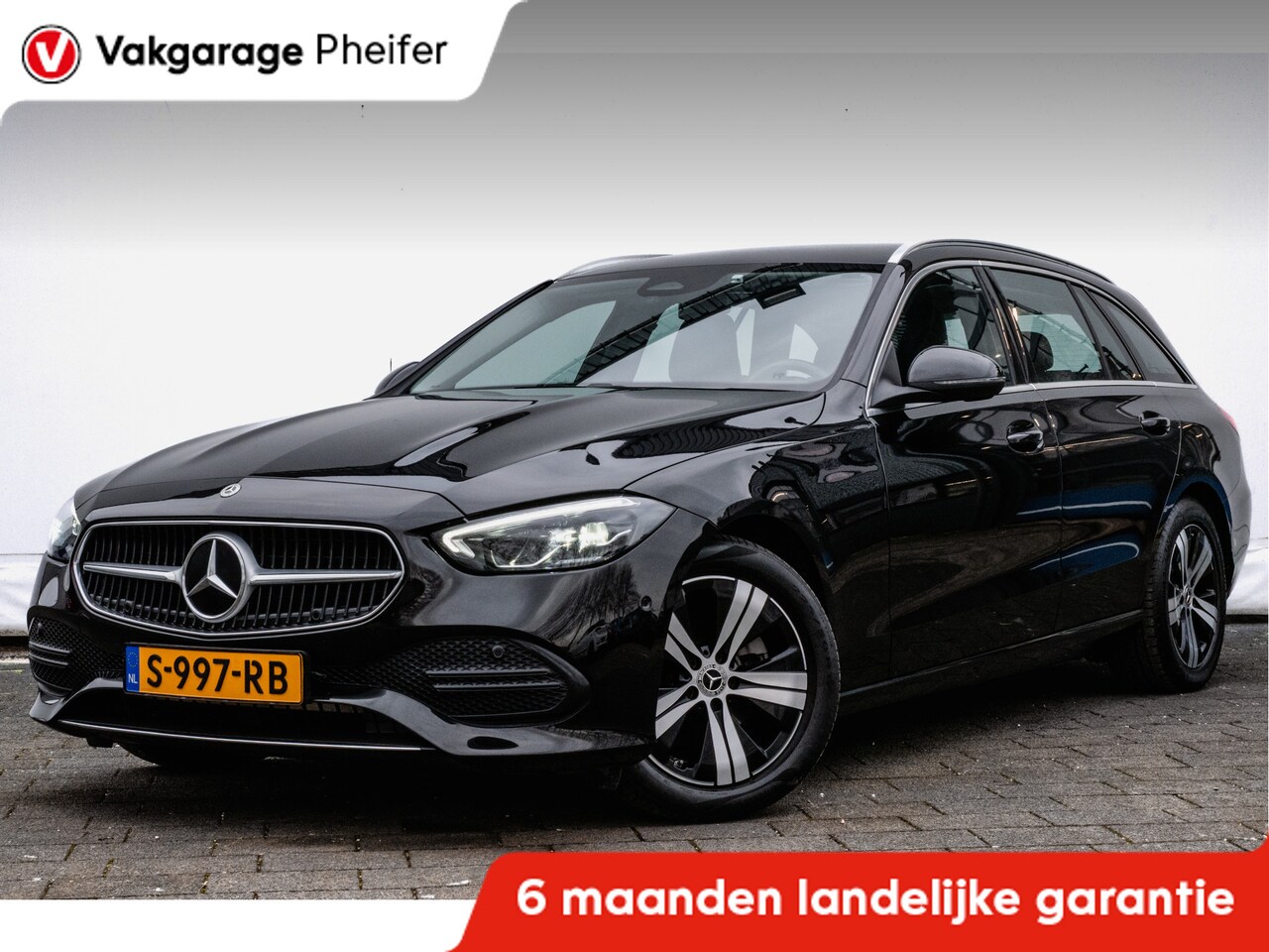Mercedes-Benz C-klasse Estate - 180 Luxury Line Half lederen int./ Stoelverwarming/ Ambiance verl./ LED/ Camera/ Adapt. cr - AutoWereld.nl