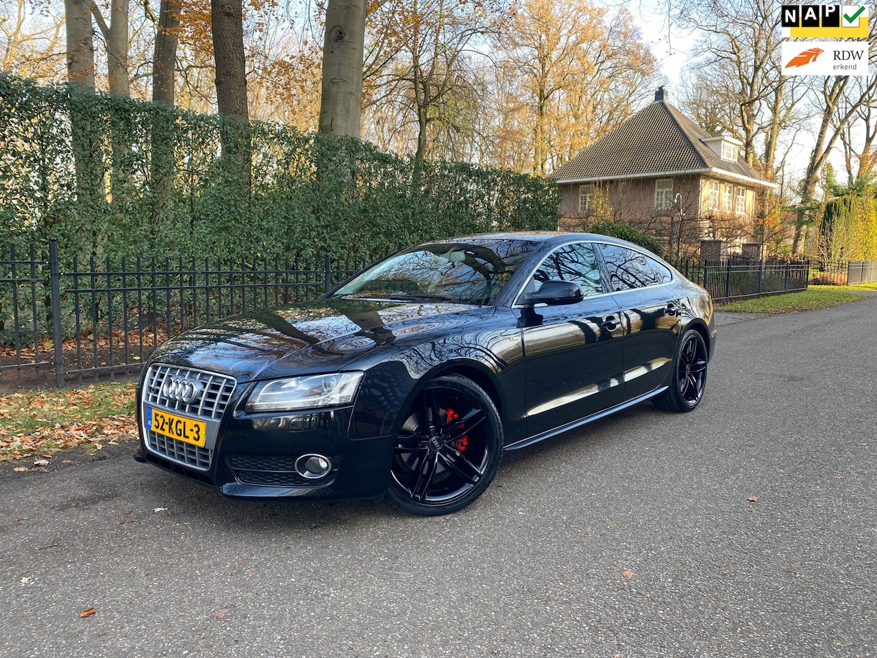 Audi A5 Sportback - 2.0 TFSI S-line, Navi, Clima, 19'' 180PK - AutoWereld.nl