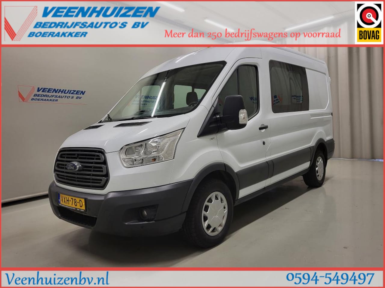 Ford Transit - 2.0TDCI 170PK L2/H2 Dubbele Cabine Euro 6! - AutoWereld.nl
