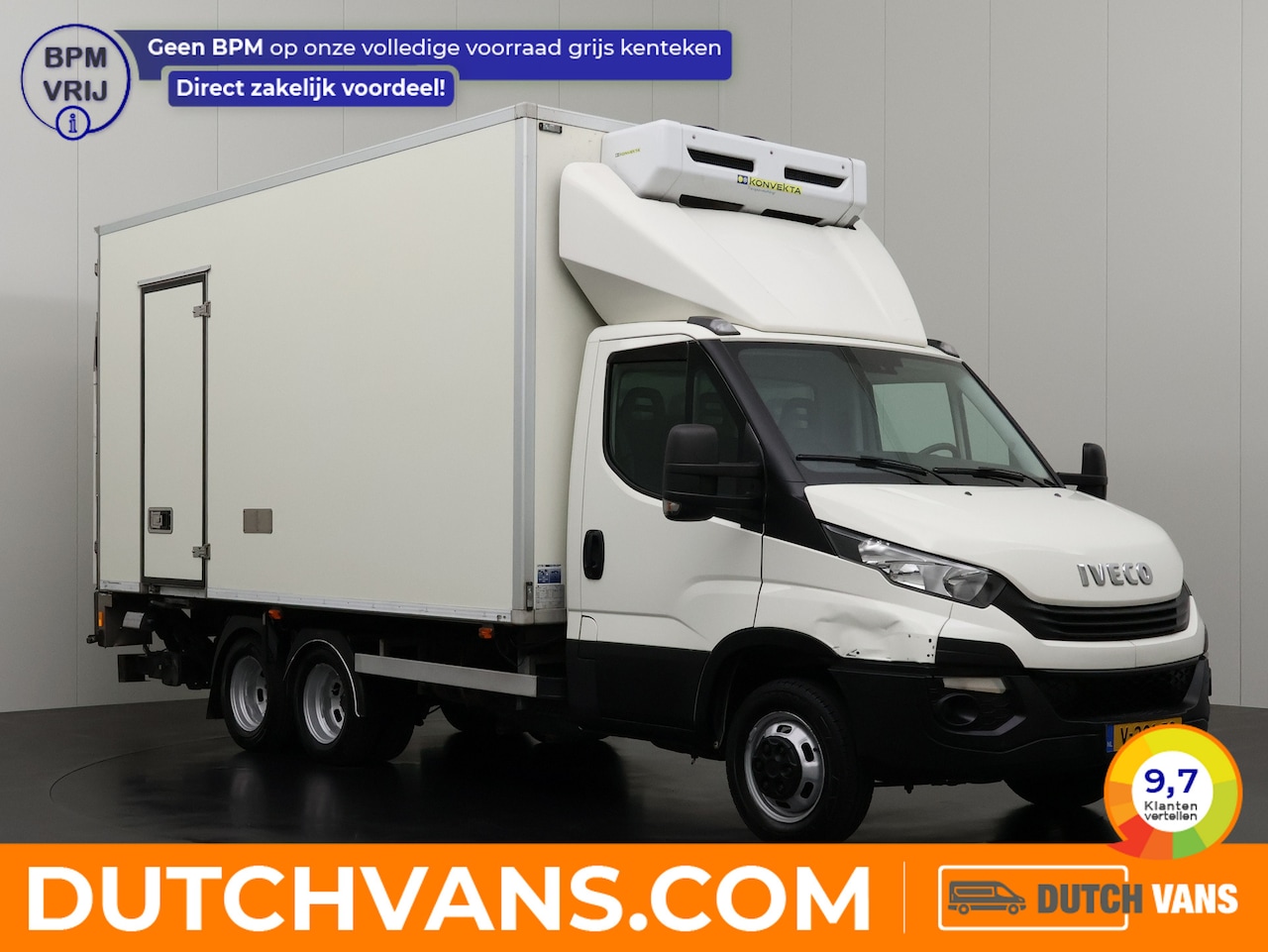 Iveco Daily - 40C18 BE-Clixstar Koelbakwagen | Laadklep | 12/220V | Airco | Cruise | 3-Persoons - AutoWereld.nl