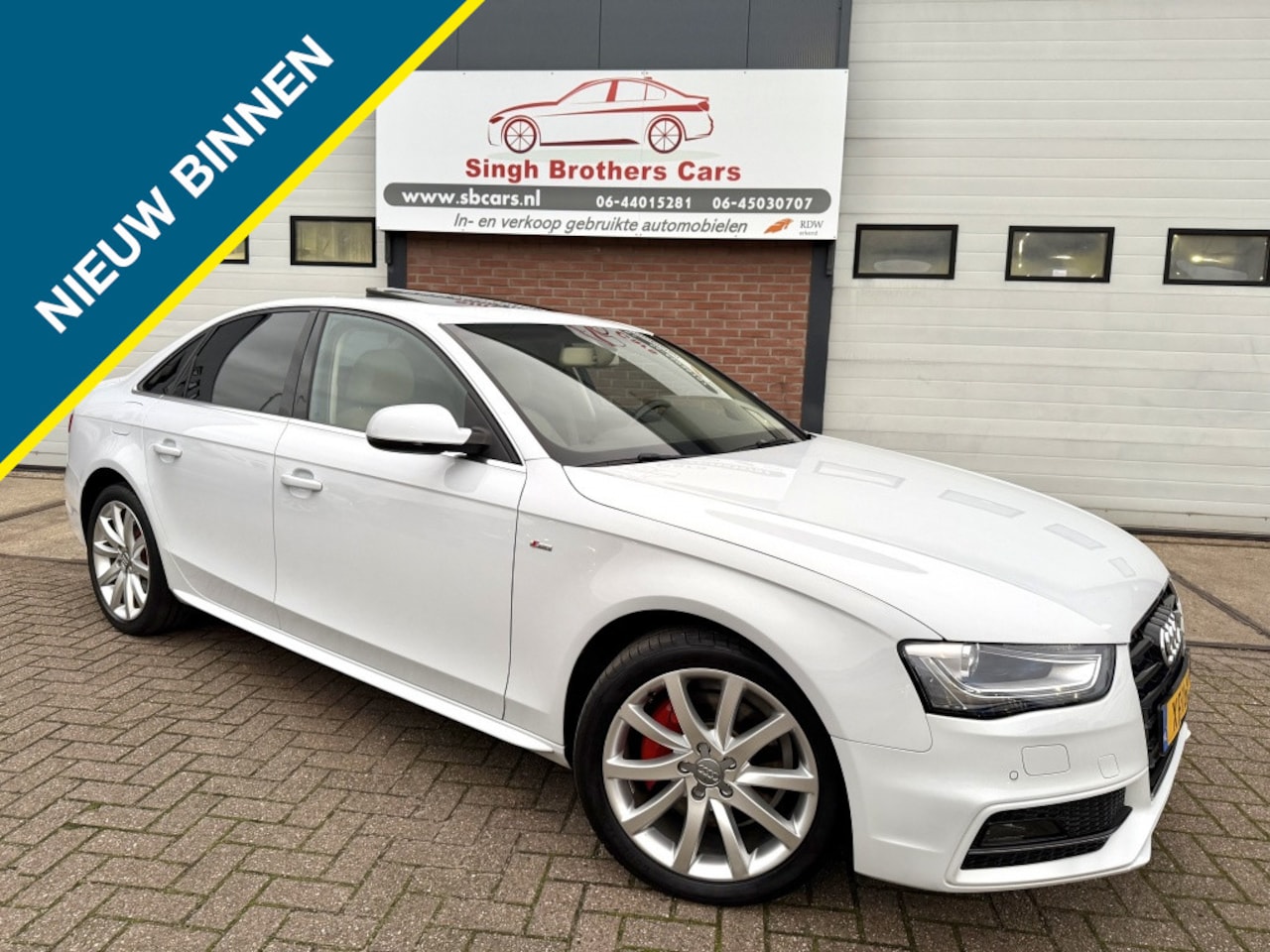 Audi A4 Limousine - 2.0tfsi 220pk AUT S-Line DAK LEER PDC XENON INRUIL MOG!!! - AutoWereld.nl