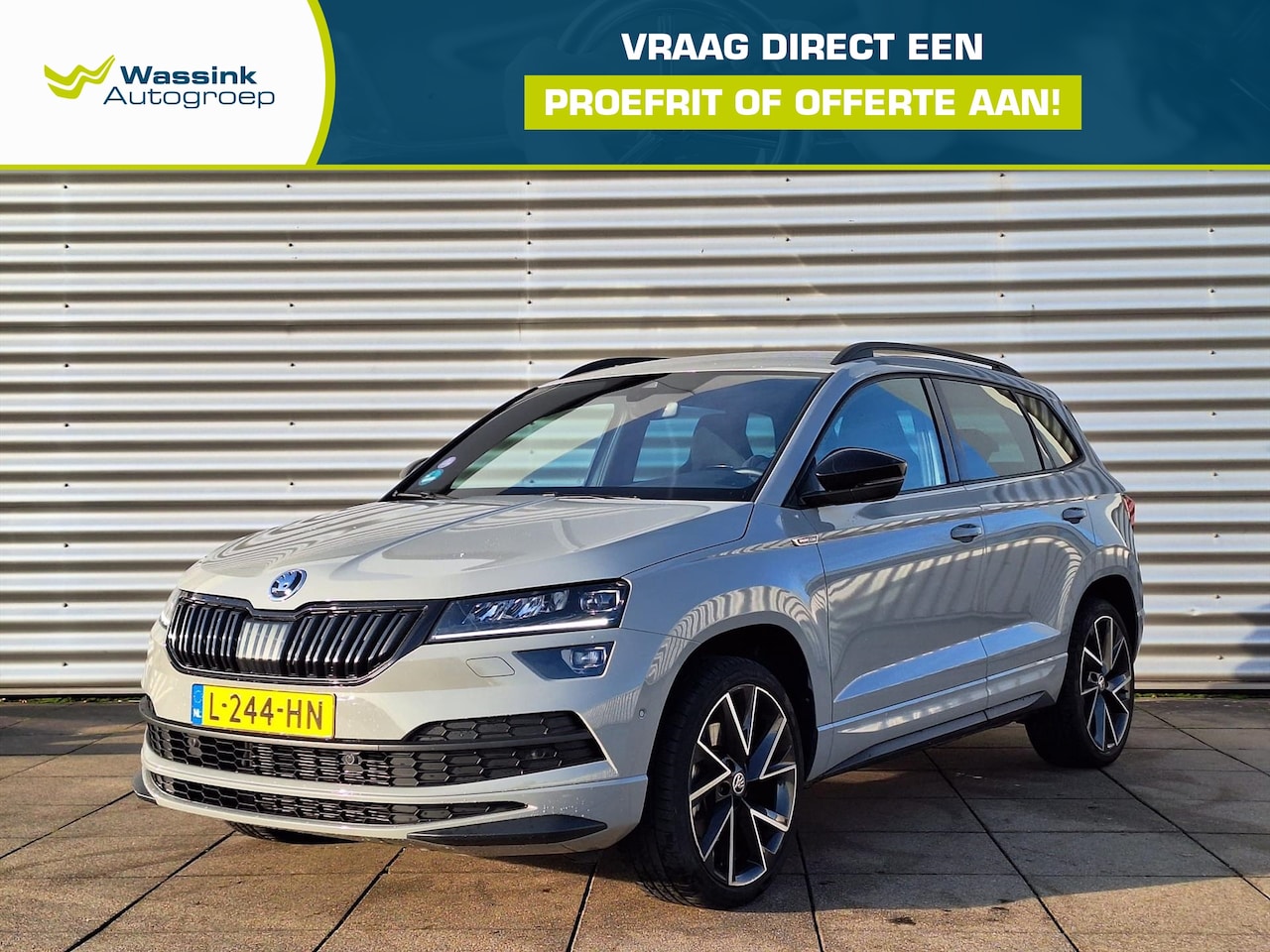 Skoda Karoq - 1.5 TSI ACT Greentech 150pk Sportline Business I Adaptieve Cruise I Stoel-Stuurverwarming - AutoWereld.nl