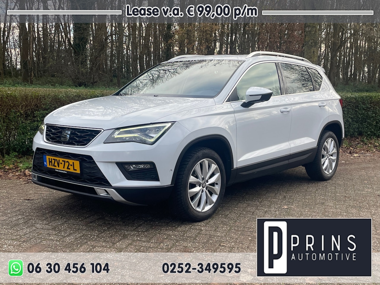 SEAT Ateca - 1.0|TSI|Style|Pano|LED|Navi|12 mnd Garantie|Carplay|Clima|ParkAssist - AutoWereld.nl